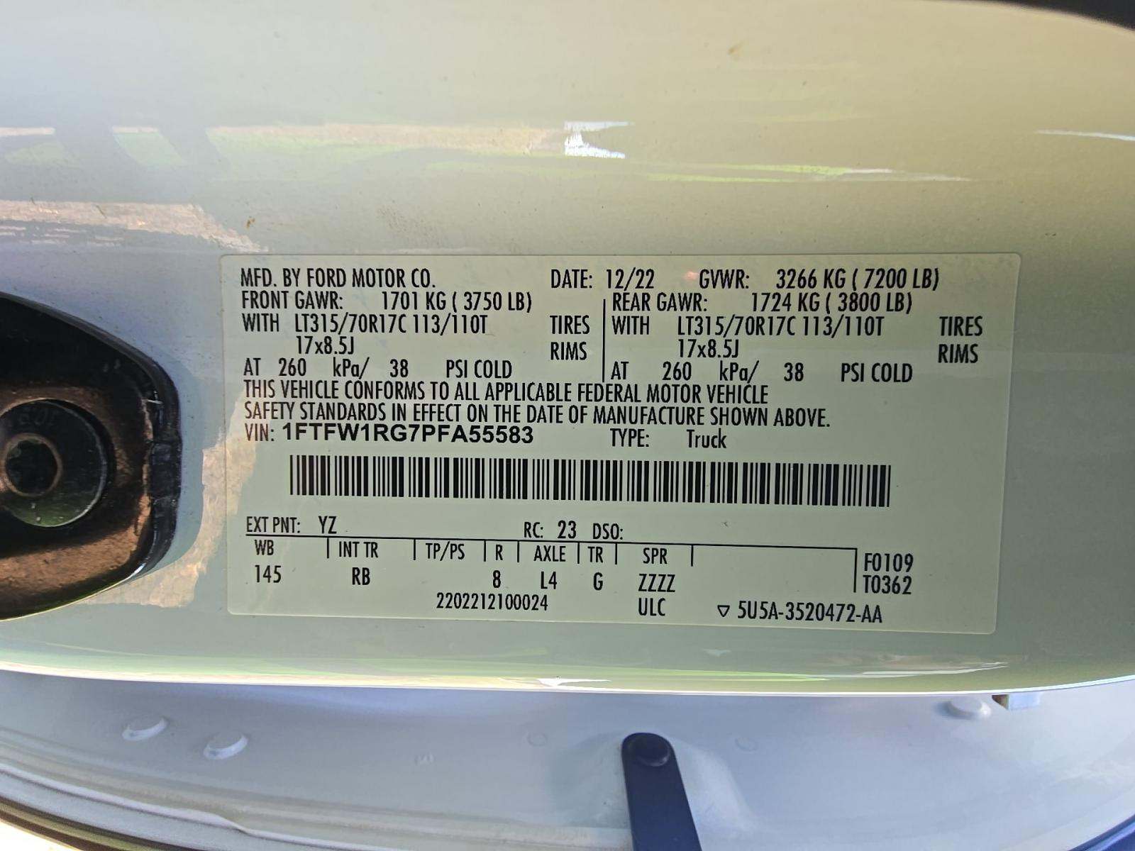 2023 Ford F-150 Raptor AWD