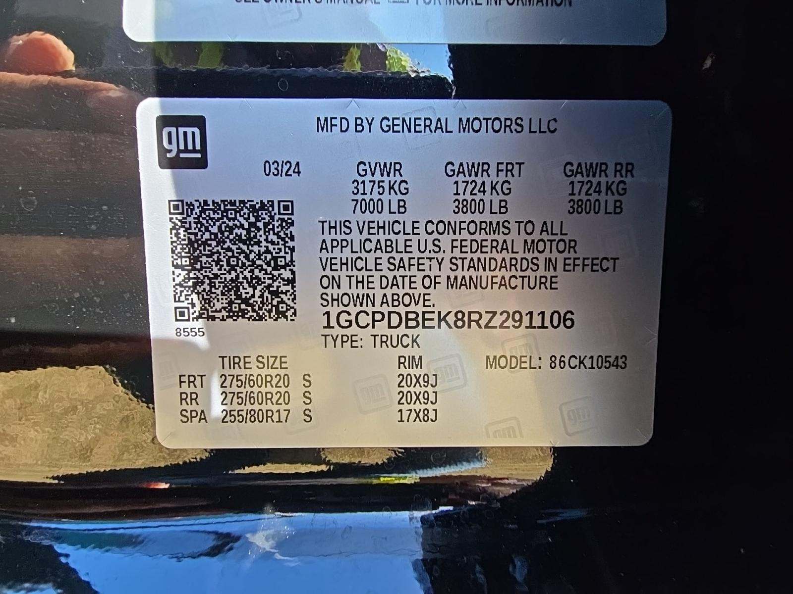 2024 Chevrolet Silverado 1500 Custom AWD