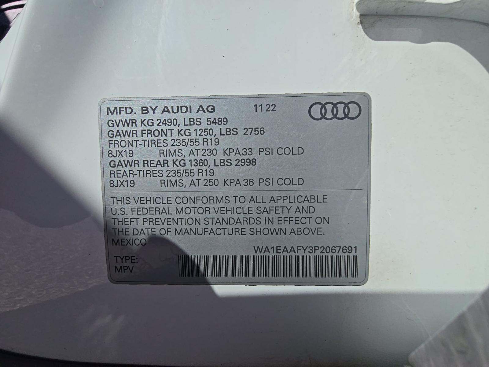 2023 Audi Q5 S line Premium Plus AWD