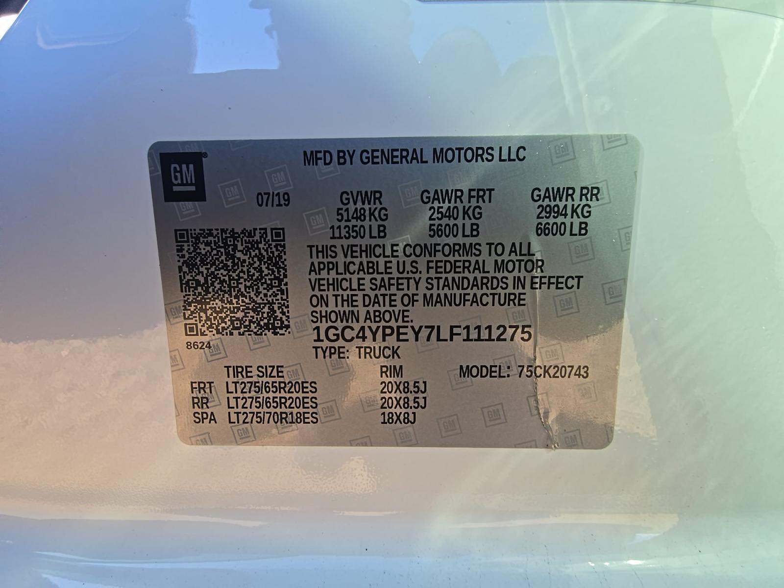 2020 Chevrolet Silverado 2500HD LTZ AWD