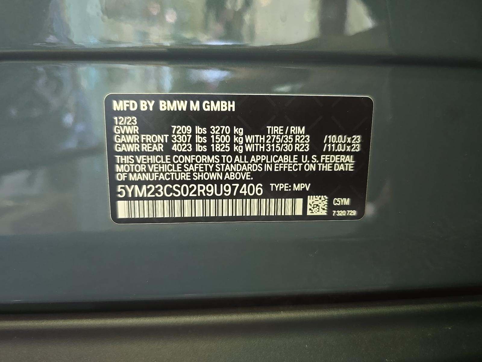 2024 BMW XM Base AWD