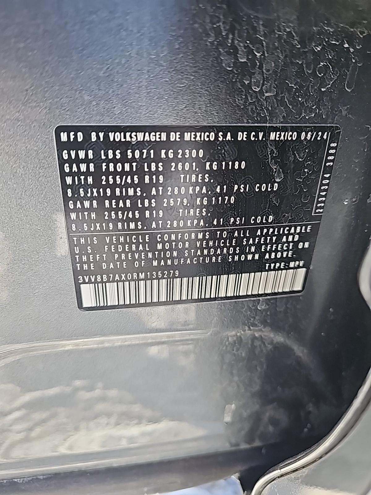 2024 Volkswagen Tiguan 2.0T SE R-Line Black AWD