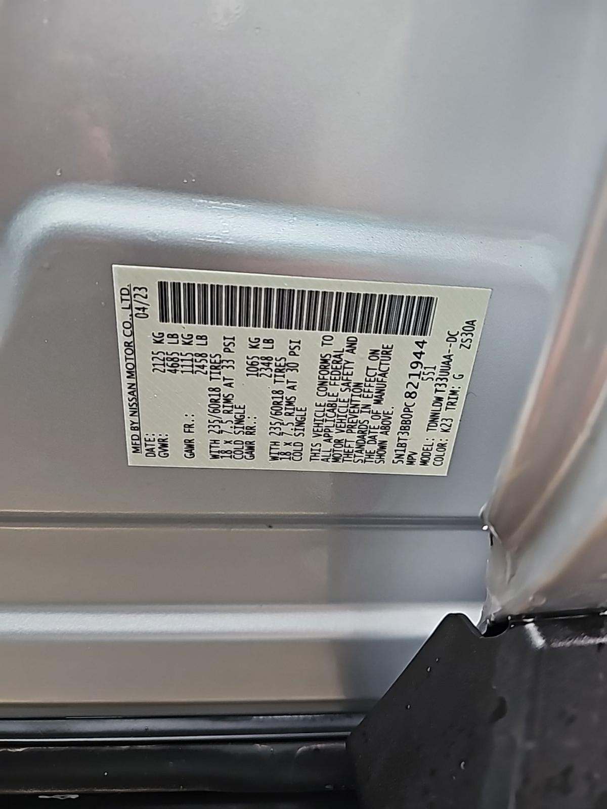 2023 Nissan Rogue SV AWD