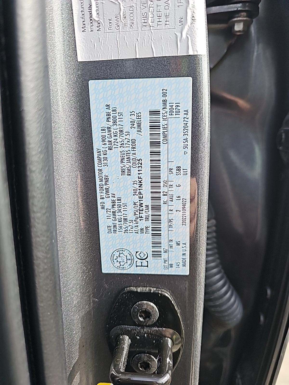 2022 Ford F-150 XLT AWD