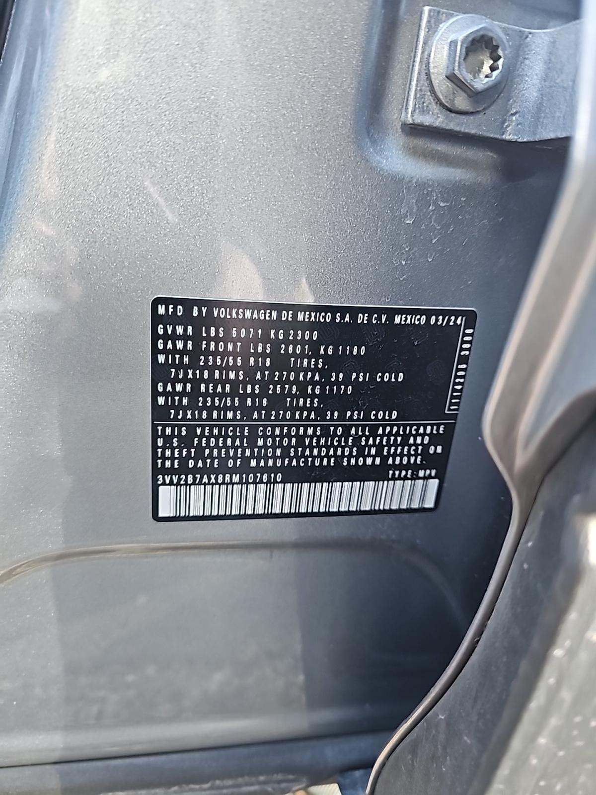 2024 Volkswagen Tiguan 2.0T SE AWD