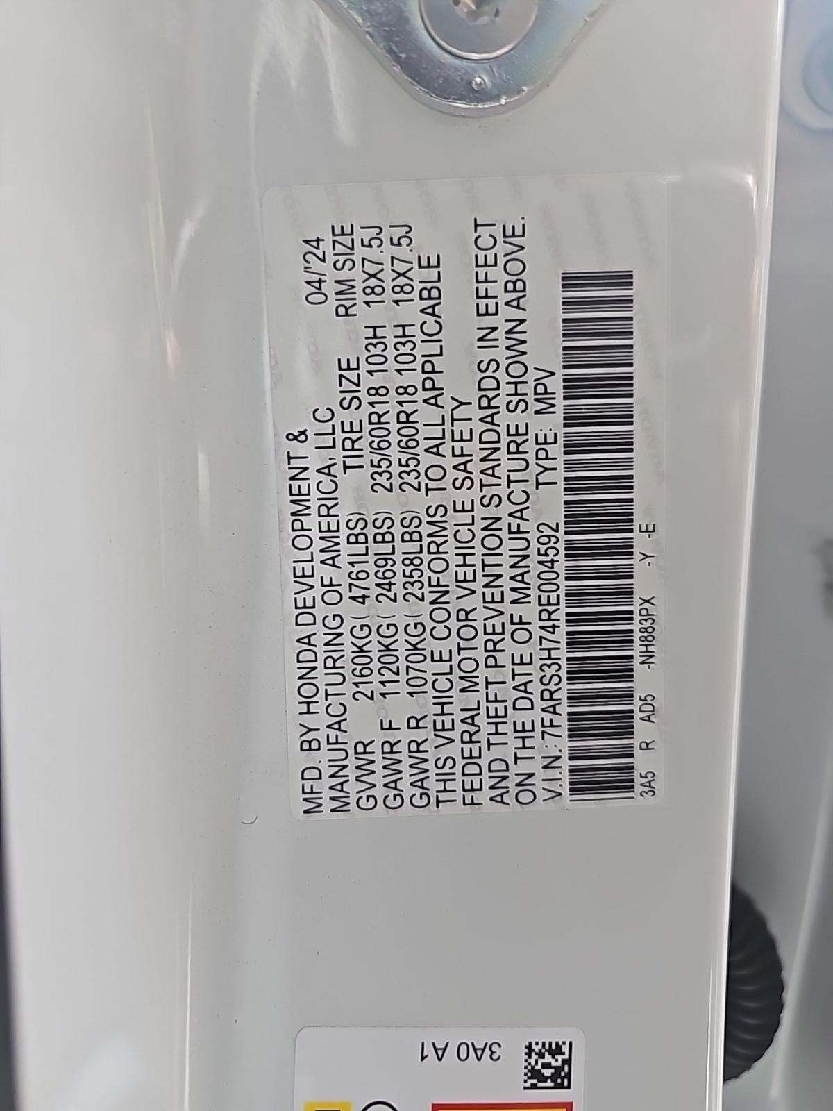 2024 Honda CR-V EX-L FWD