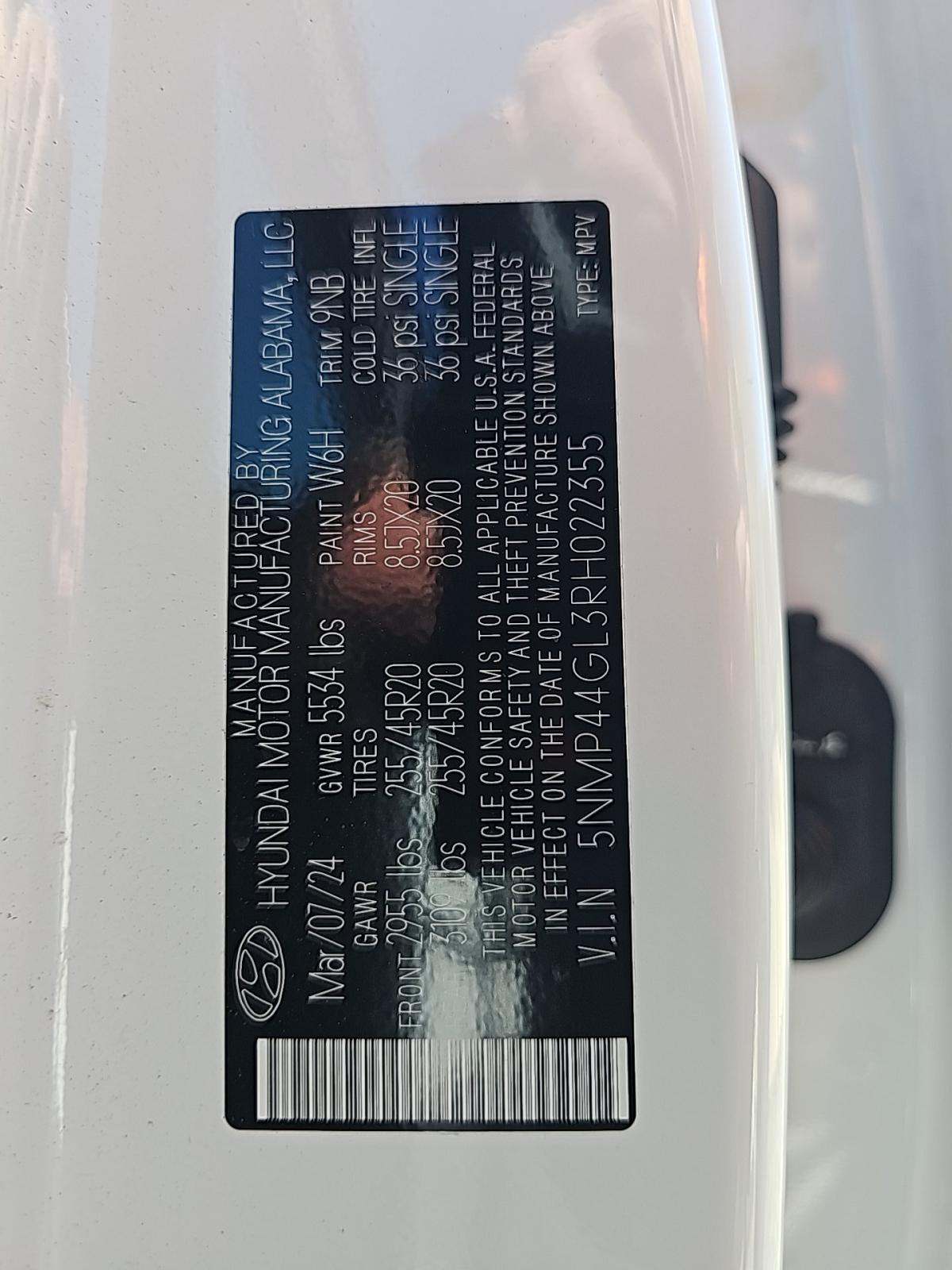 2024 Hyundai Santa Fe Limited FWD