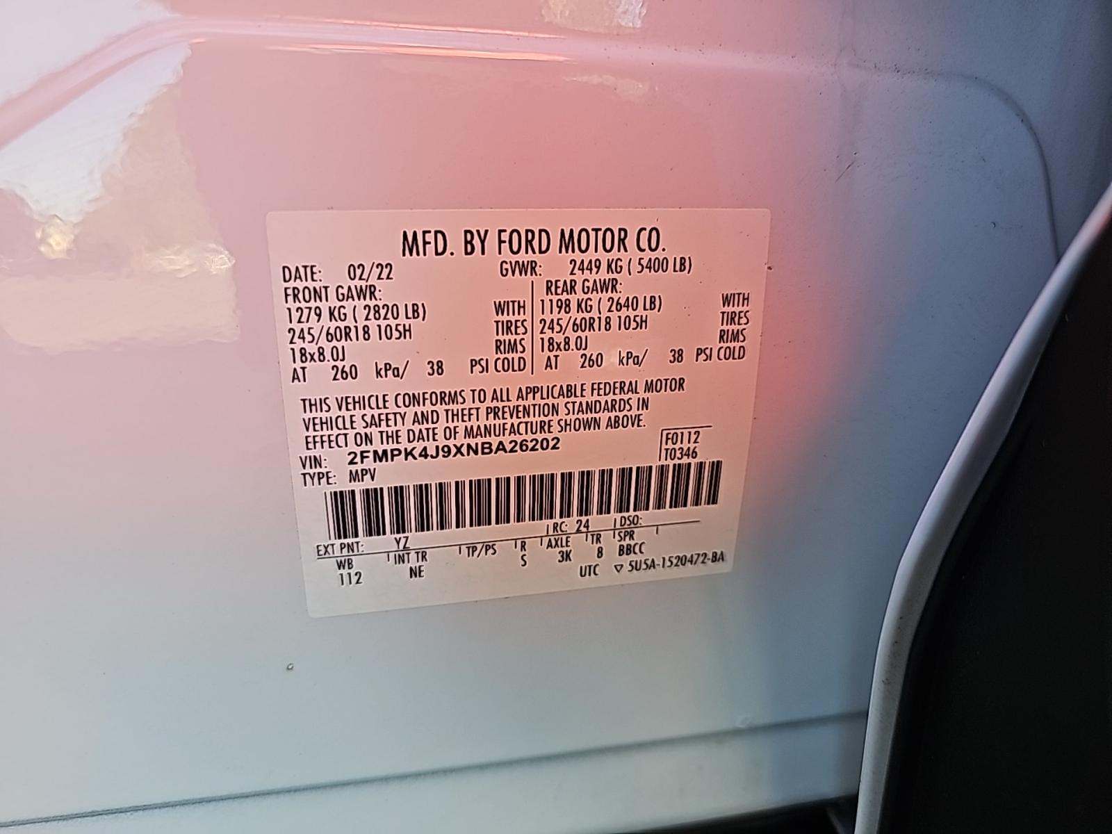 2022 Ford Edge SEL AWD