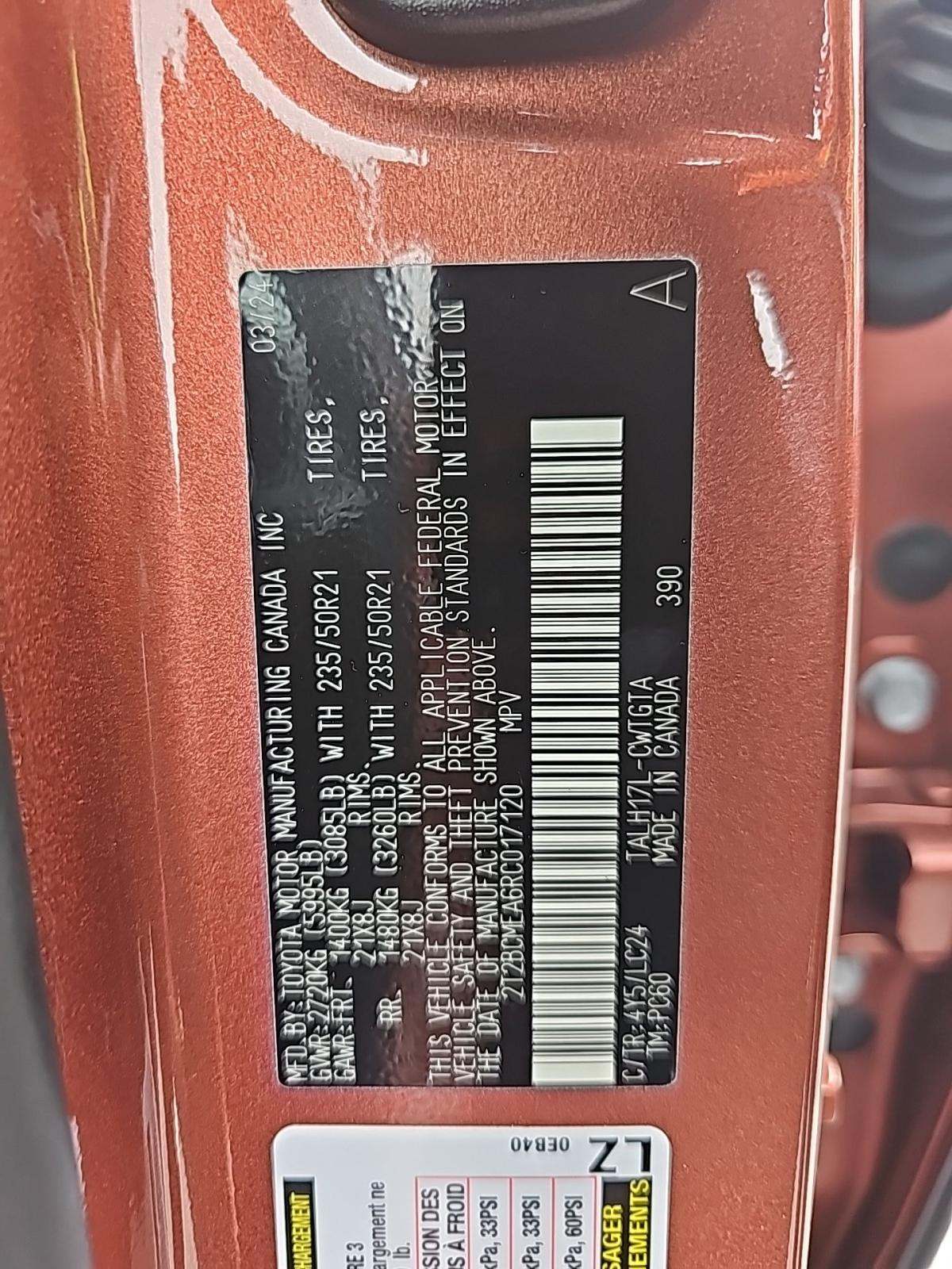 2024 Lexus RX RX 500h F SPORT Performance AWD