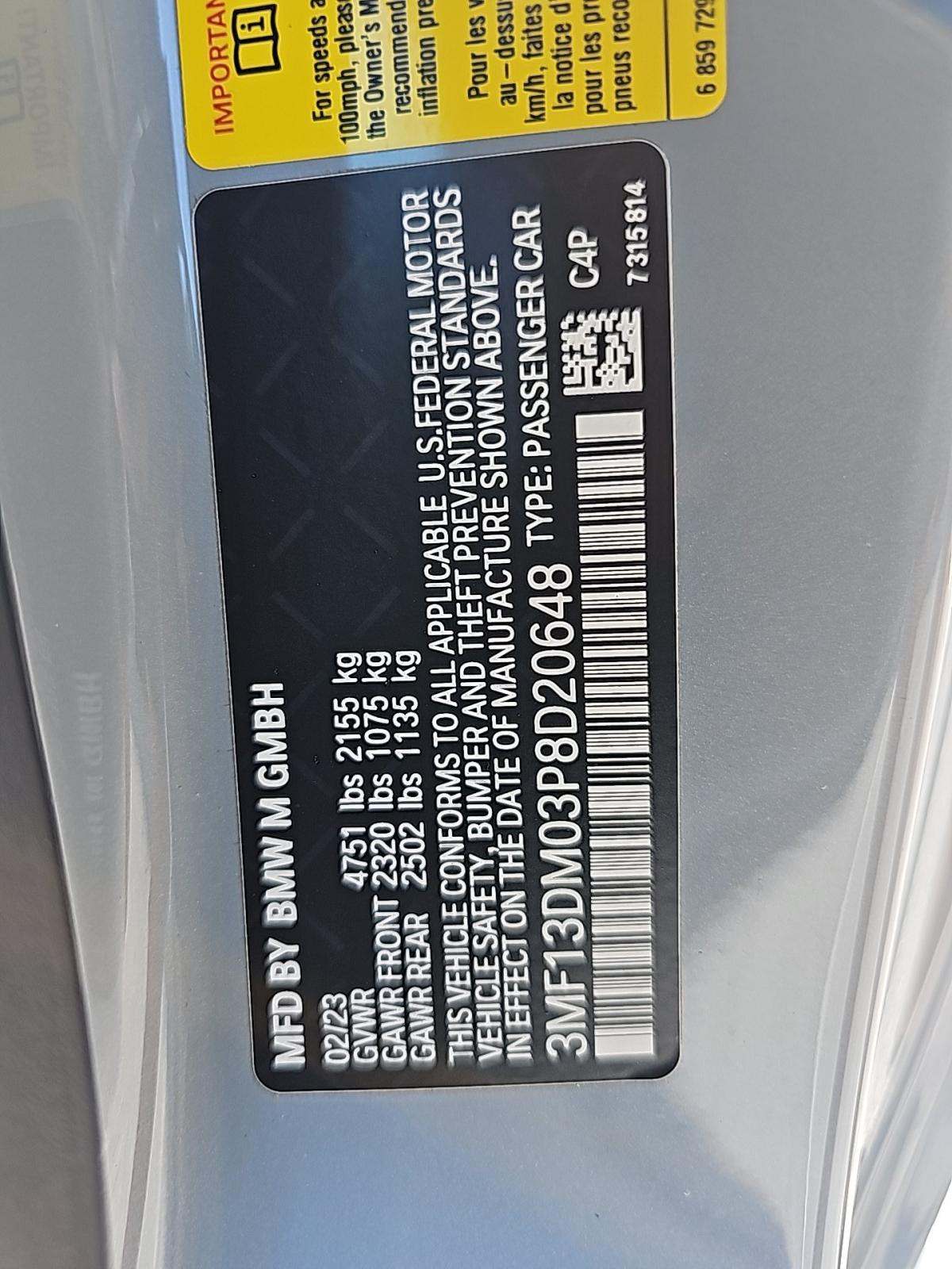 2023 BMW M2 Base RWD