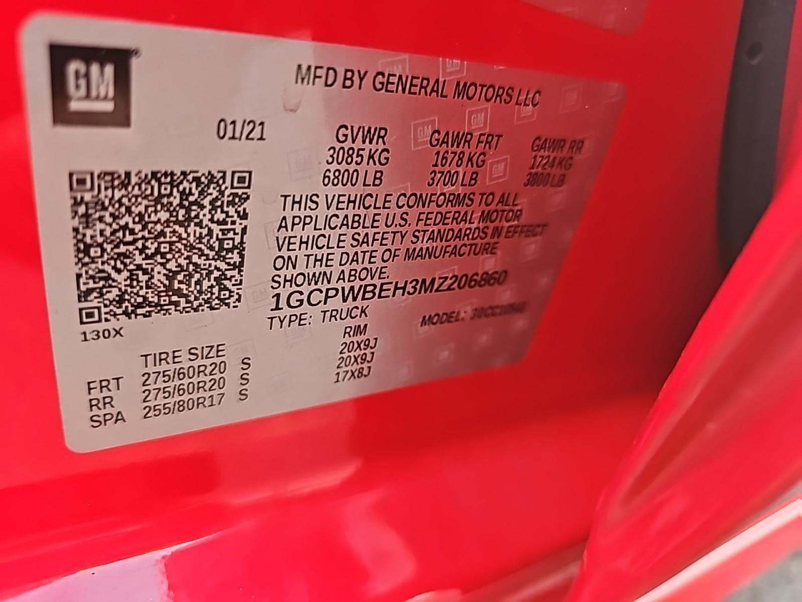 2021 Chevrolet Silverado 1500 Custom RWD