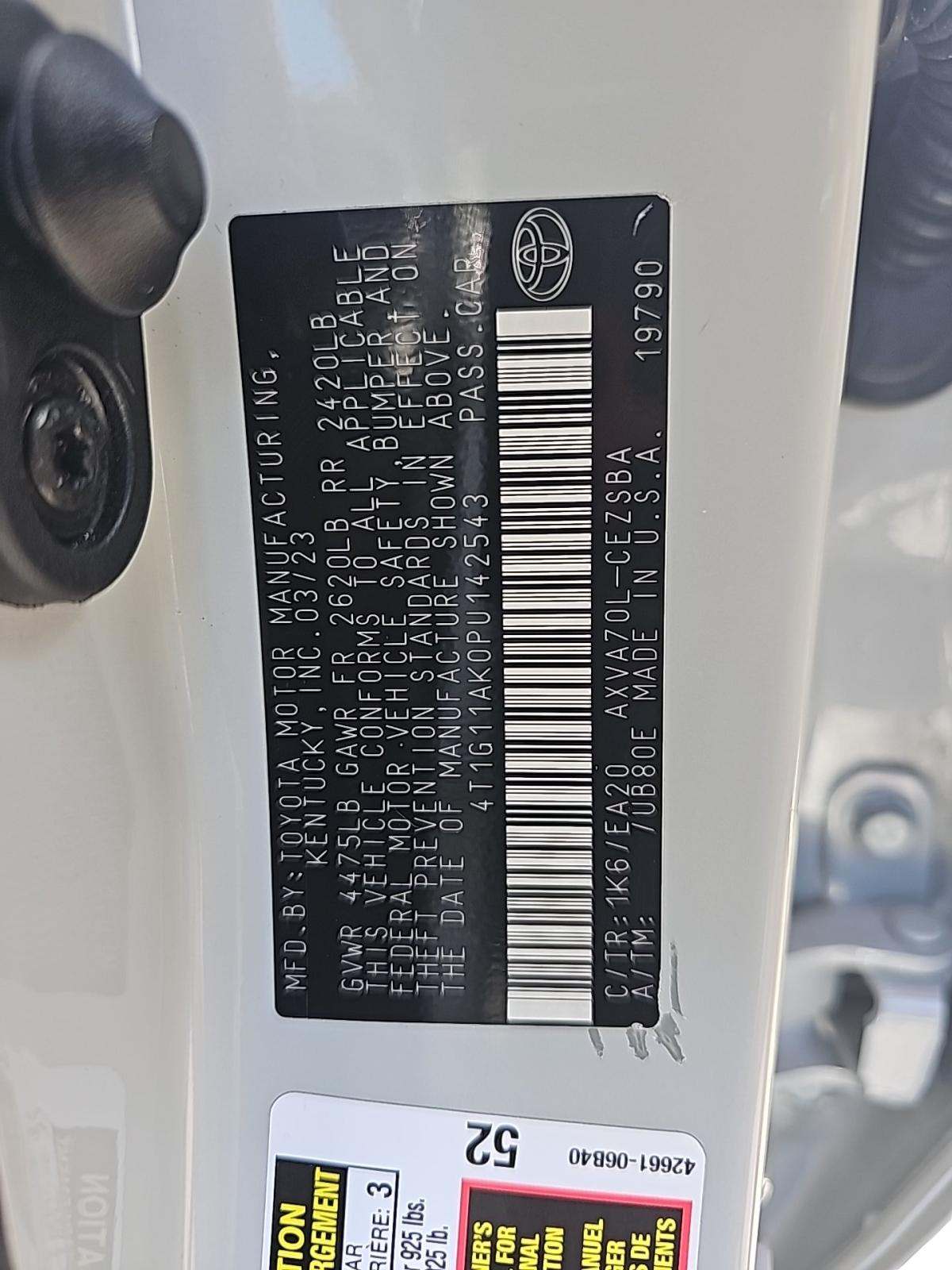 2023 Toyota Camry SE FWD