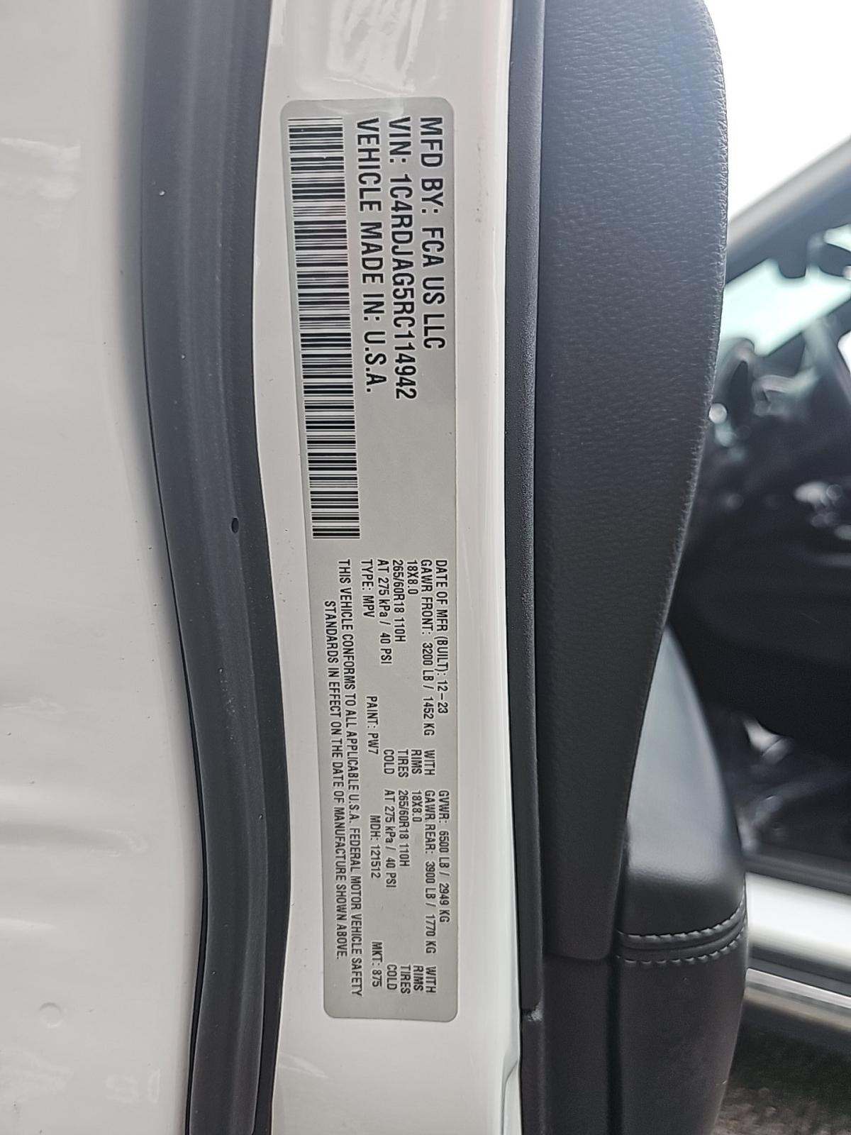 2024 Dodge Durango SXT AWD