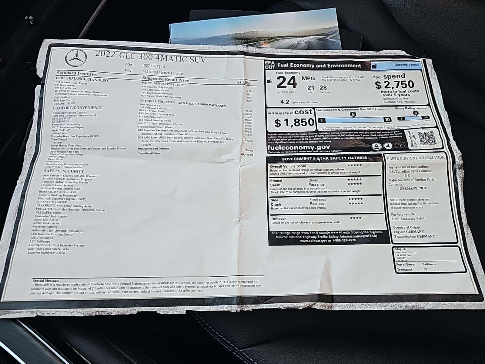 2022 Mercedes-Benz GLC GLC 300 AWD