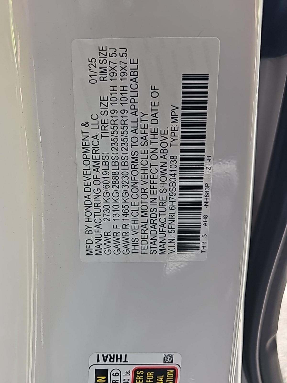 2025 Honda Odyssey Sport-L FWD