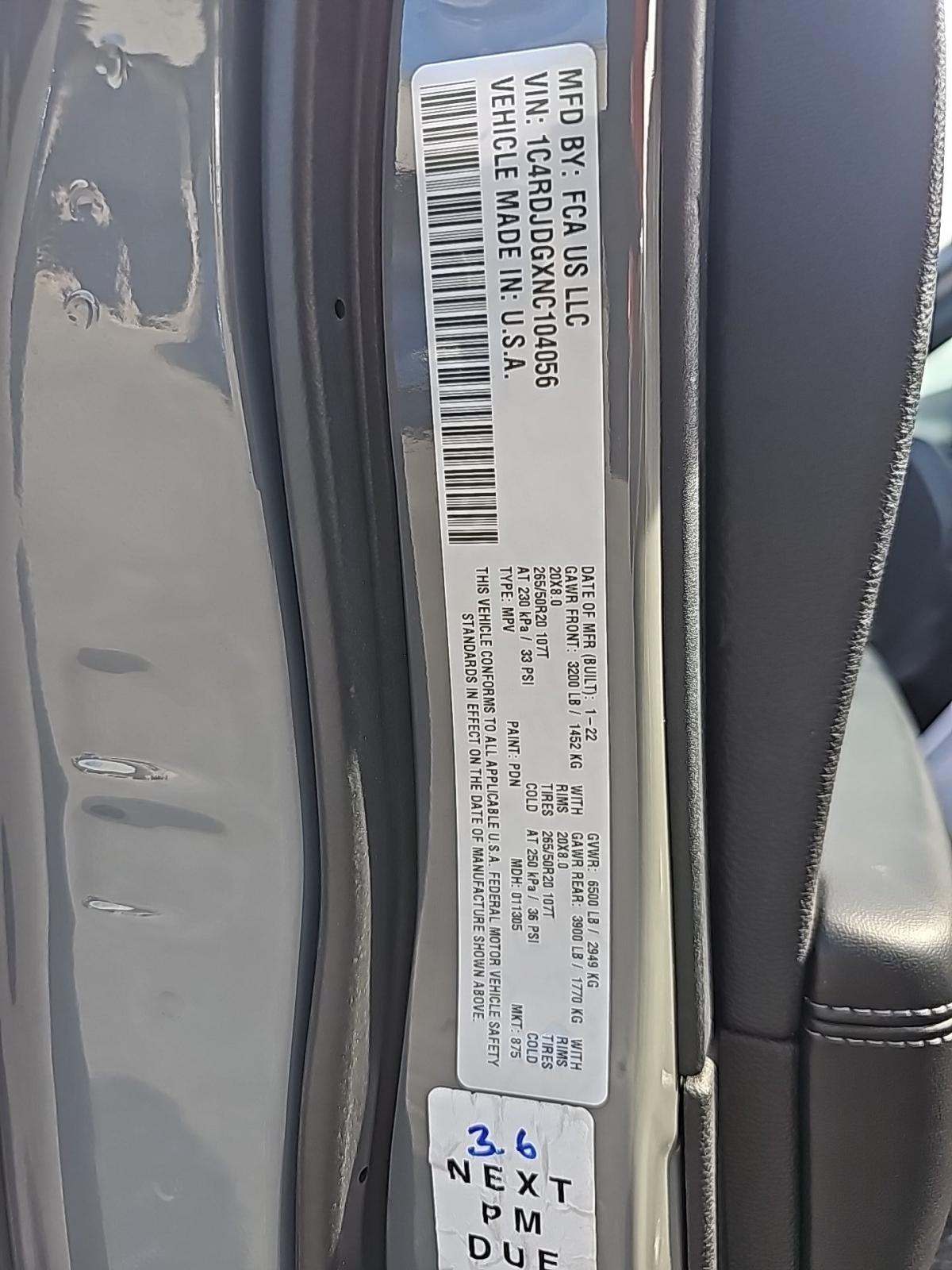 2022 Dodge Durango GT Plus AWD