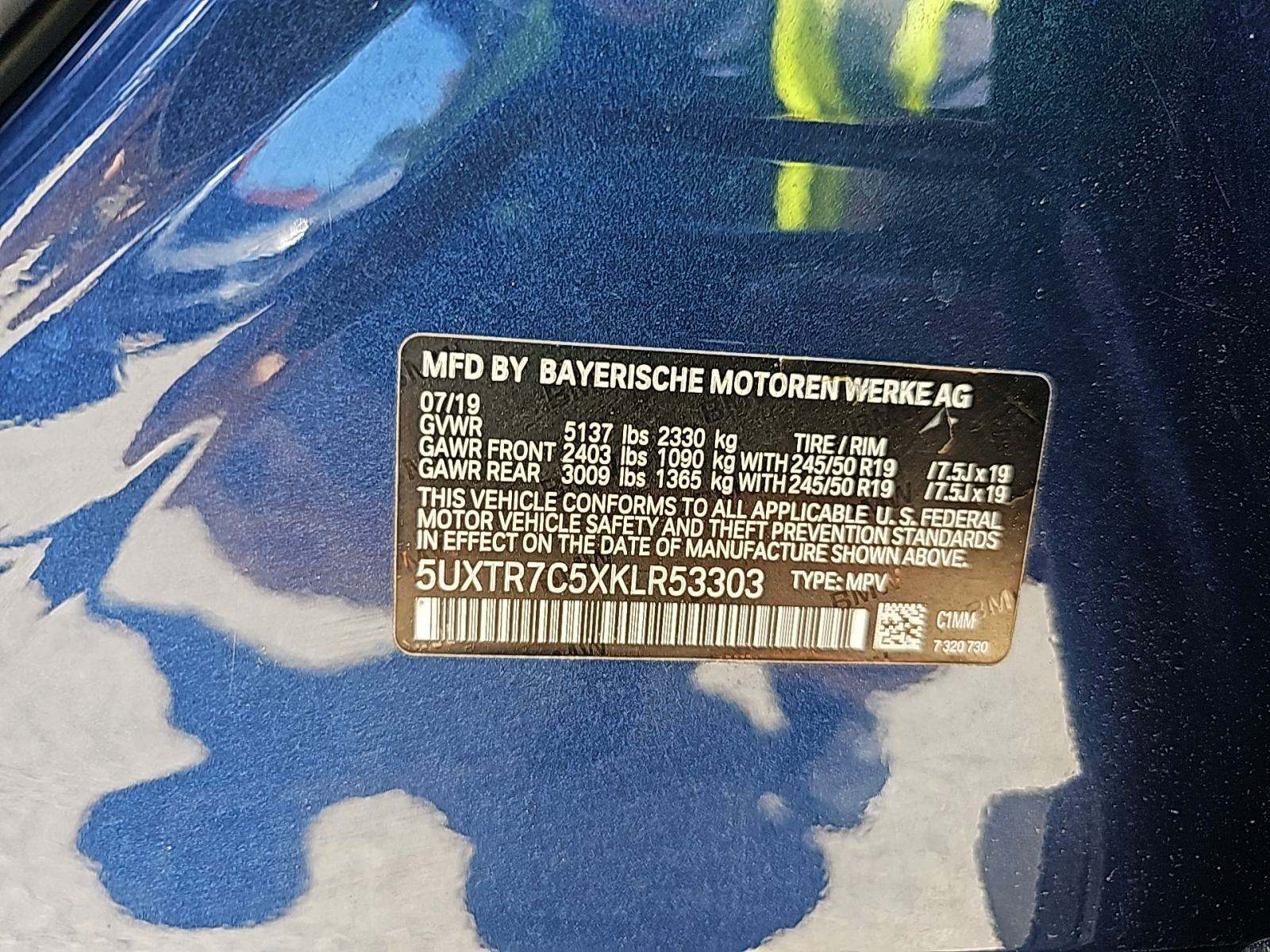 2019 BMW X3 sDrive30i RWD