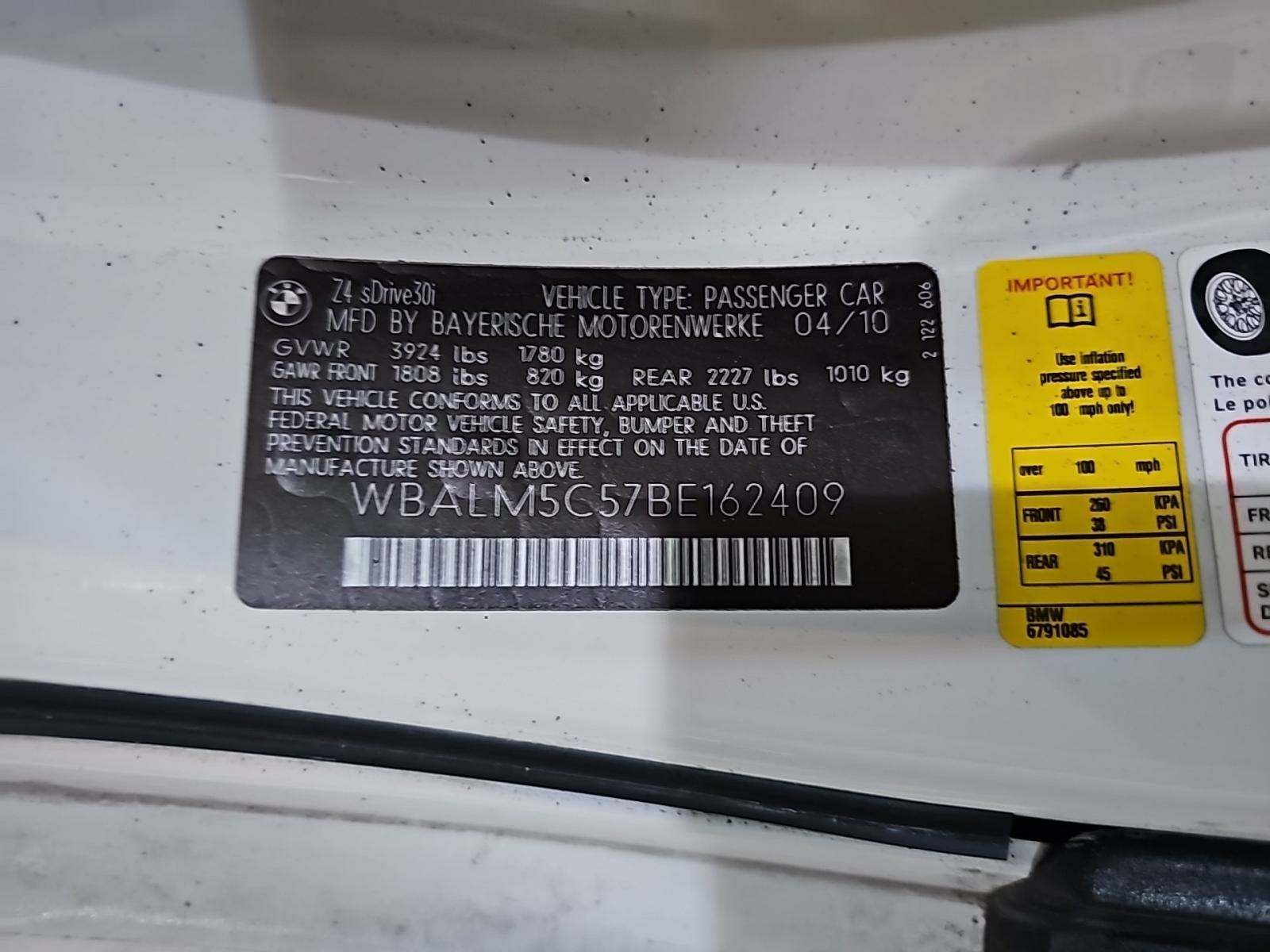 2011 BMW Z4 sDrive30i RWD