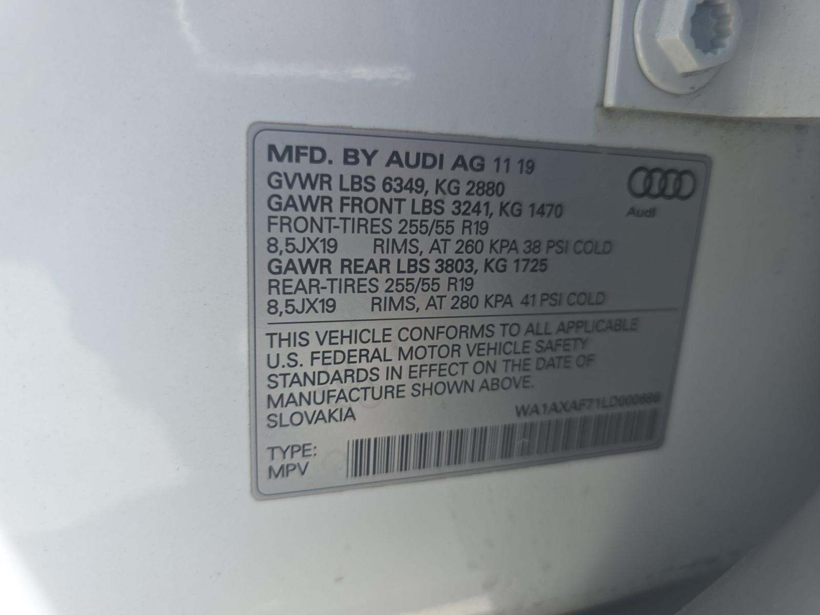2020 Audi Q7 3.0T Premium AWD