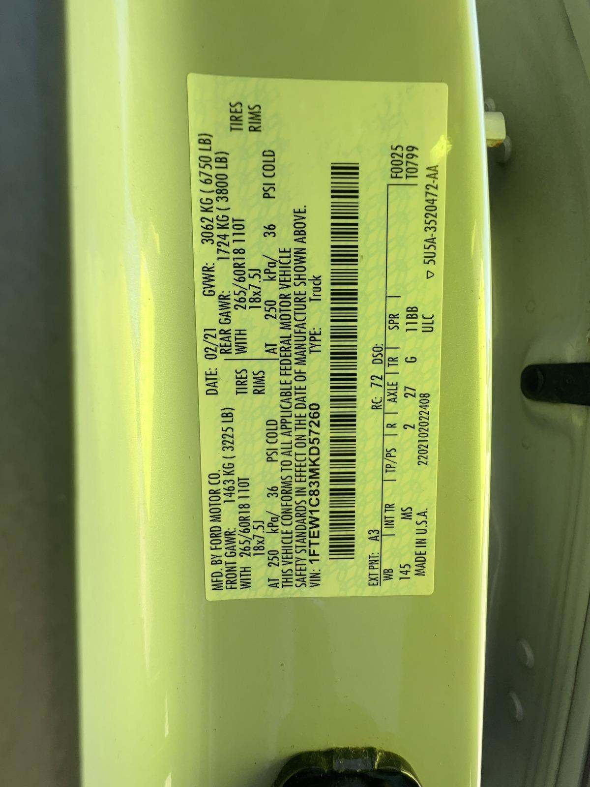 2021 Ford F-150 XLT RWD