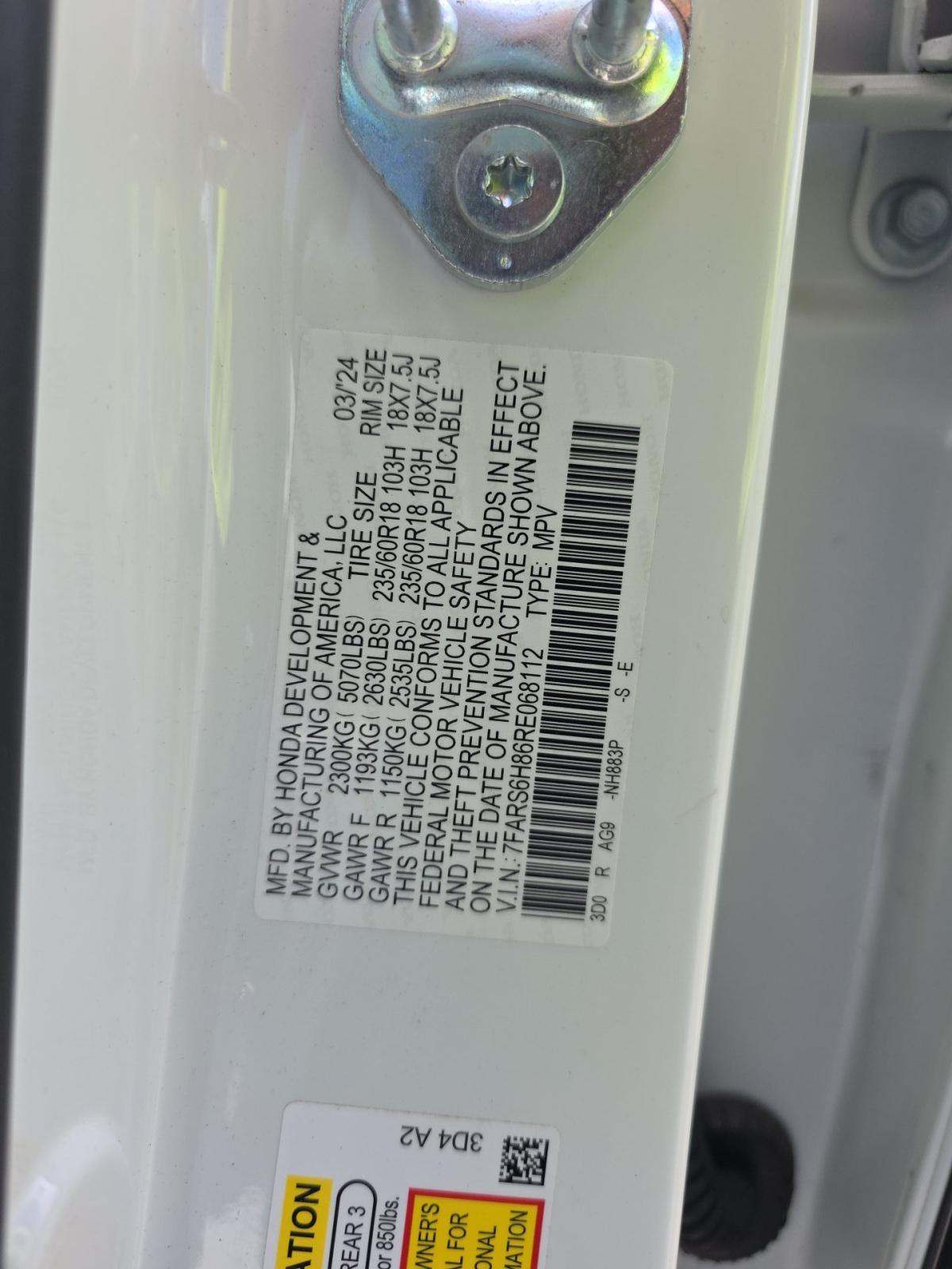 2024 Honda CR-V Hybrid Sport-L AWD