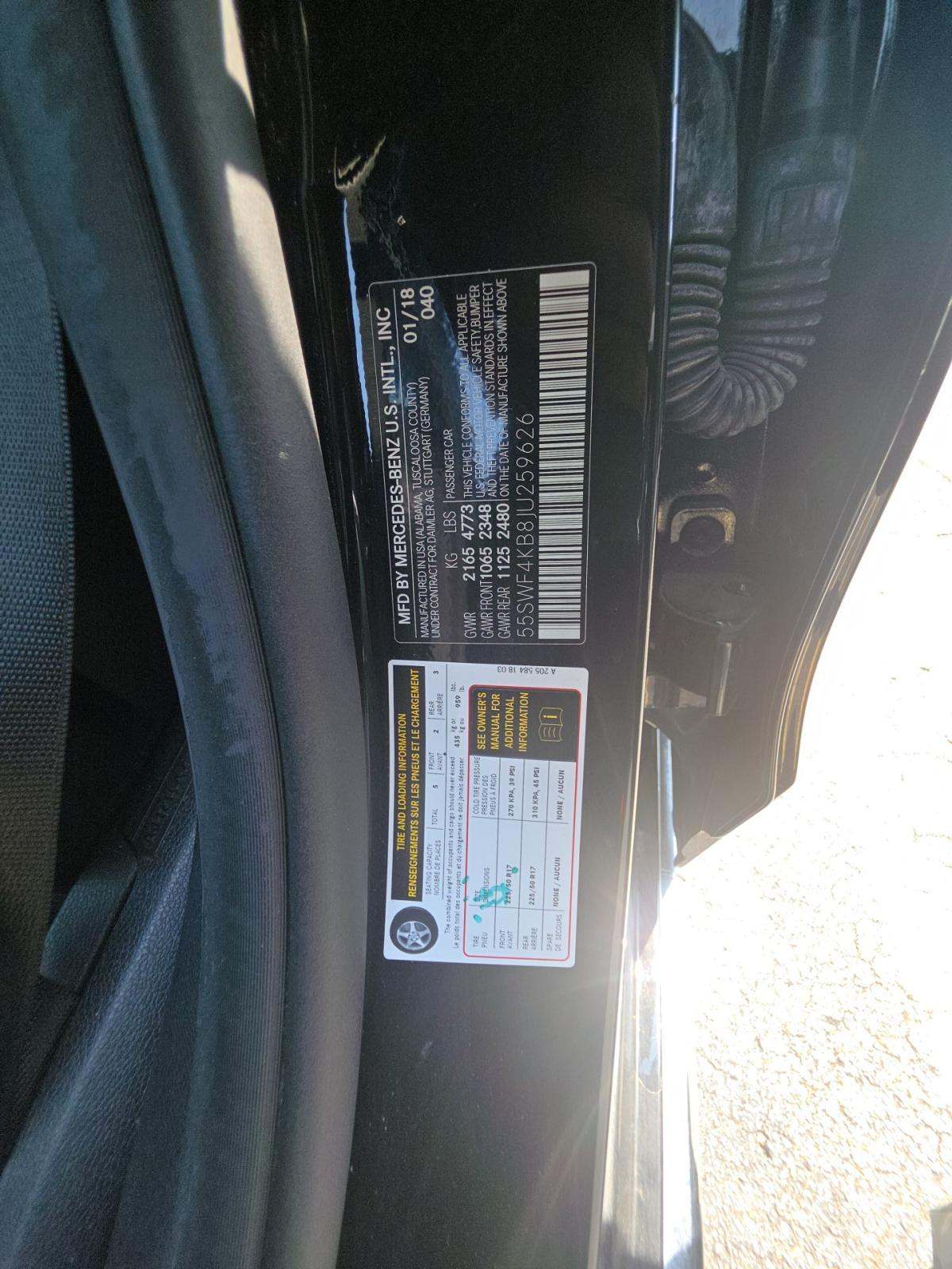 2018 Mercedes-Benz C-Class C 300 AWD