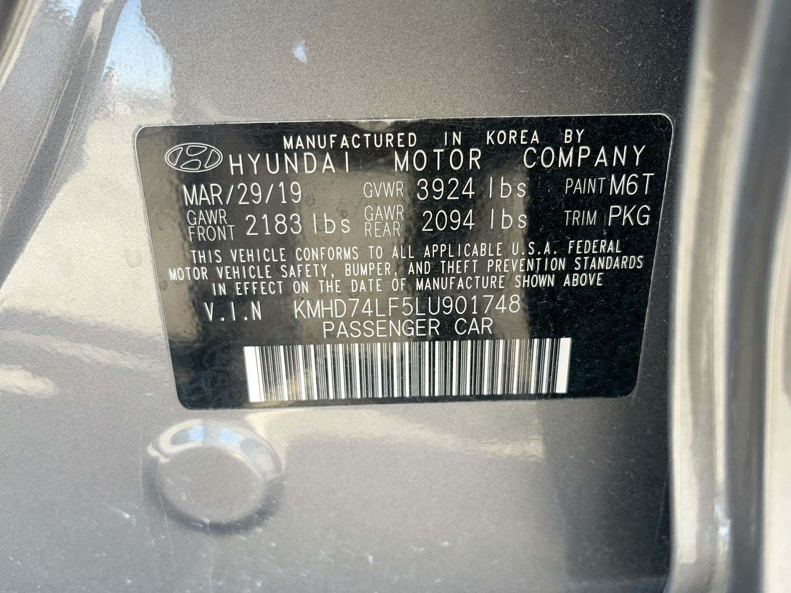 2020 Hyundai Elantra SE FWD