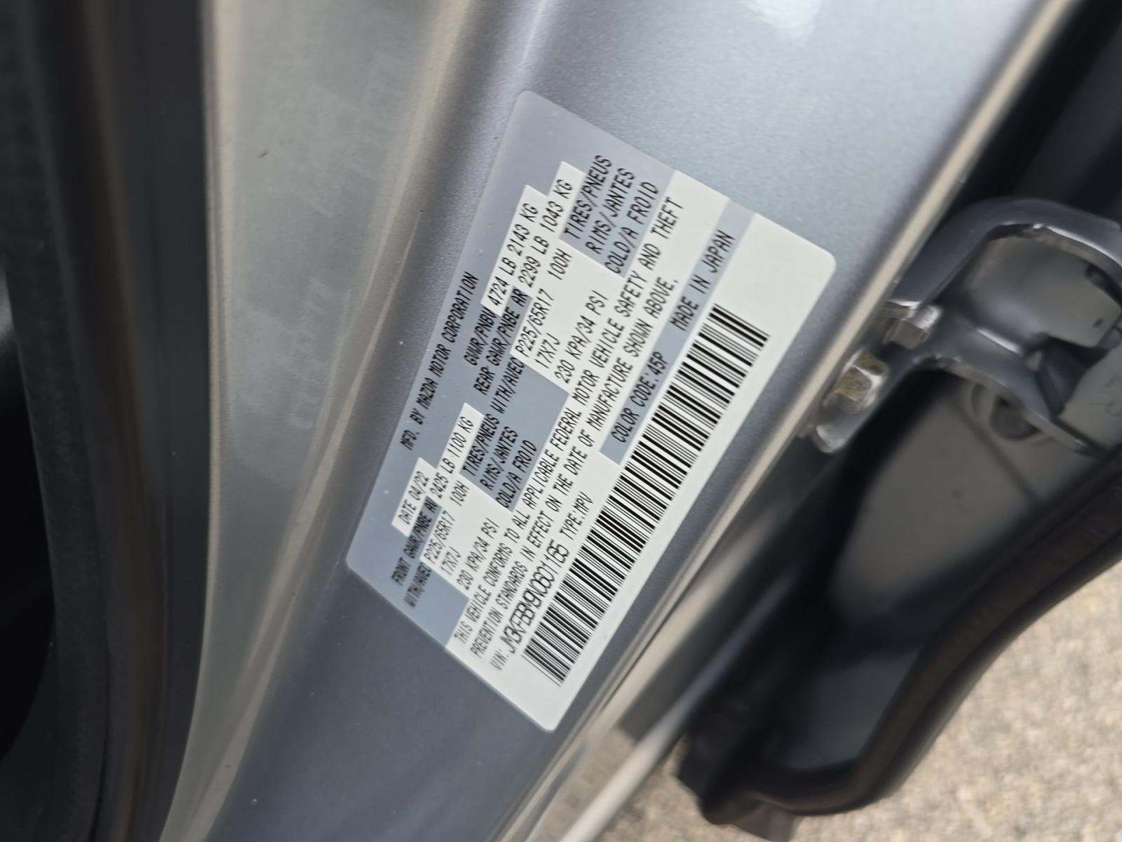 2022 MAZDA CX-5 2.5 S Select Package AWD