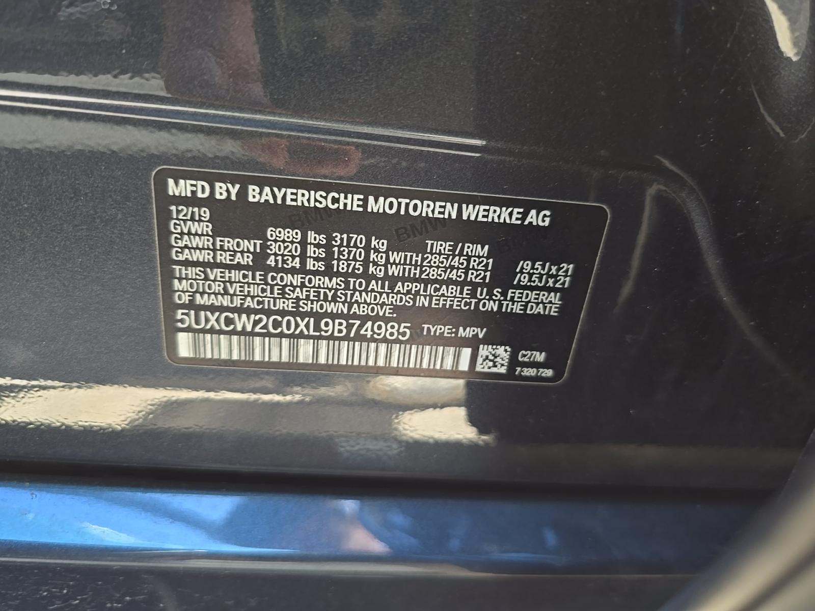2020 BMW X7 xDrive40i AWD