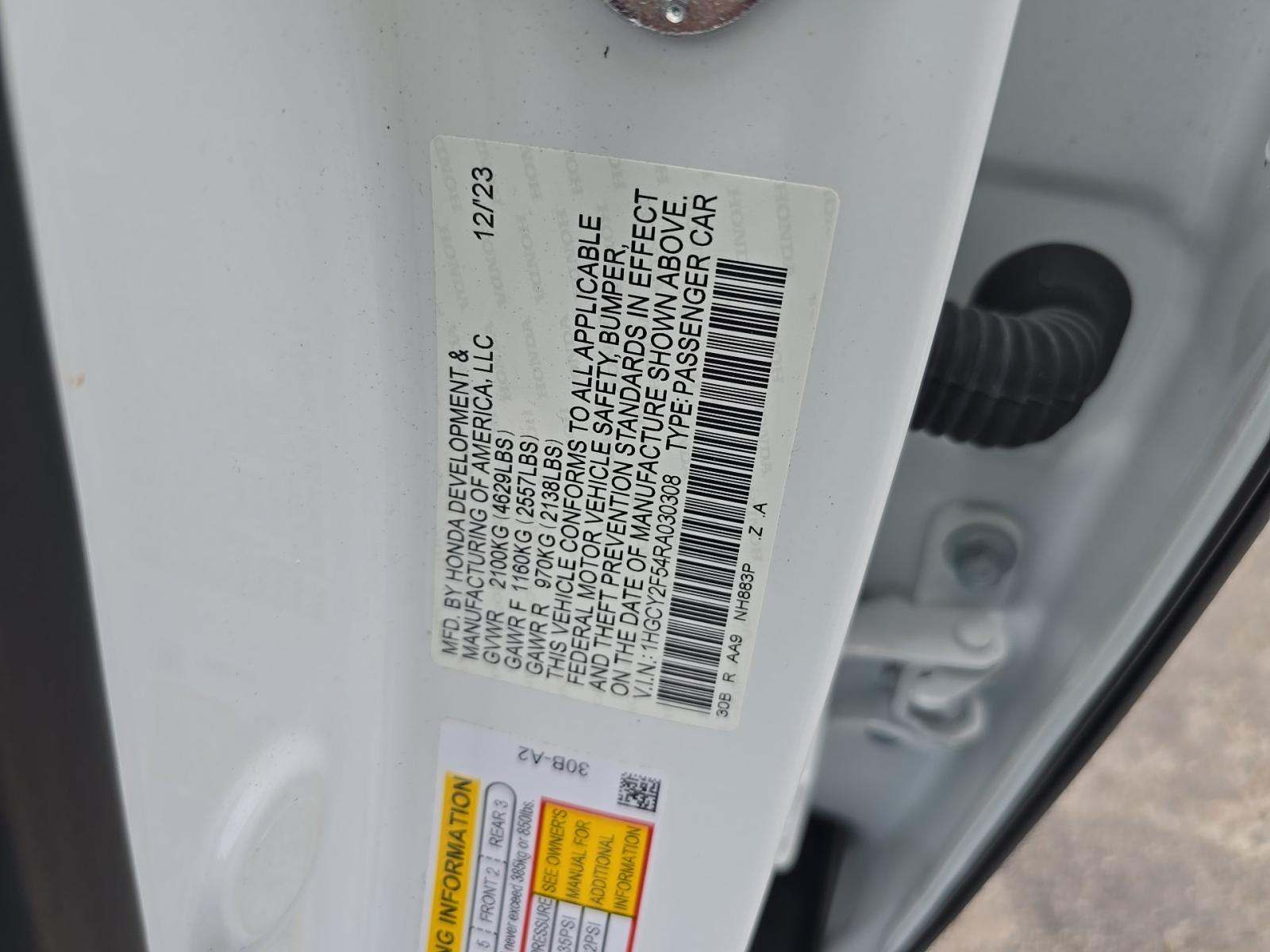 2024 Honda Accord Hybrid Sport FWD