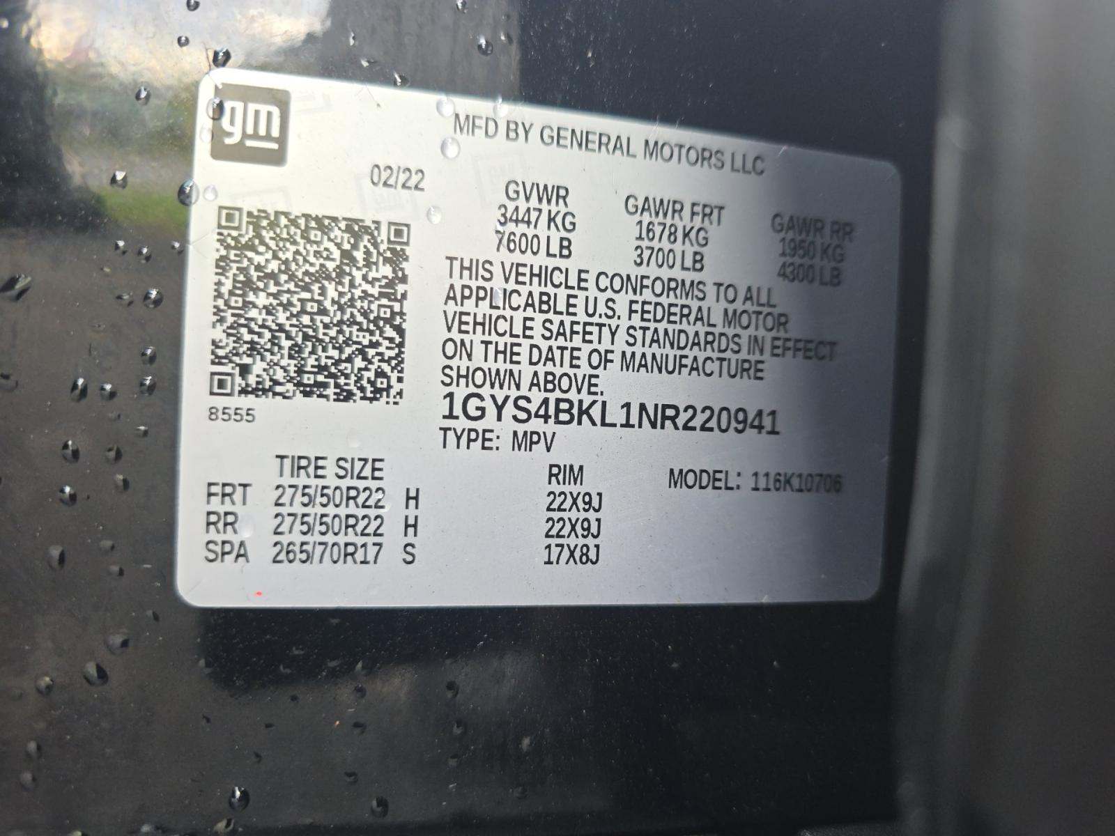 2022 Cadillac Escalade Premium Luxury AWD