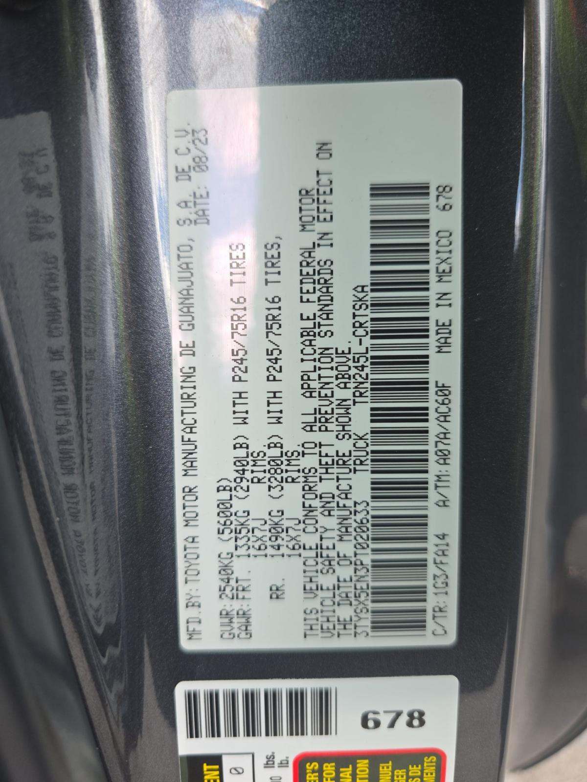 2023 Toyota Tacoma SR AWD