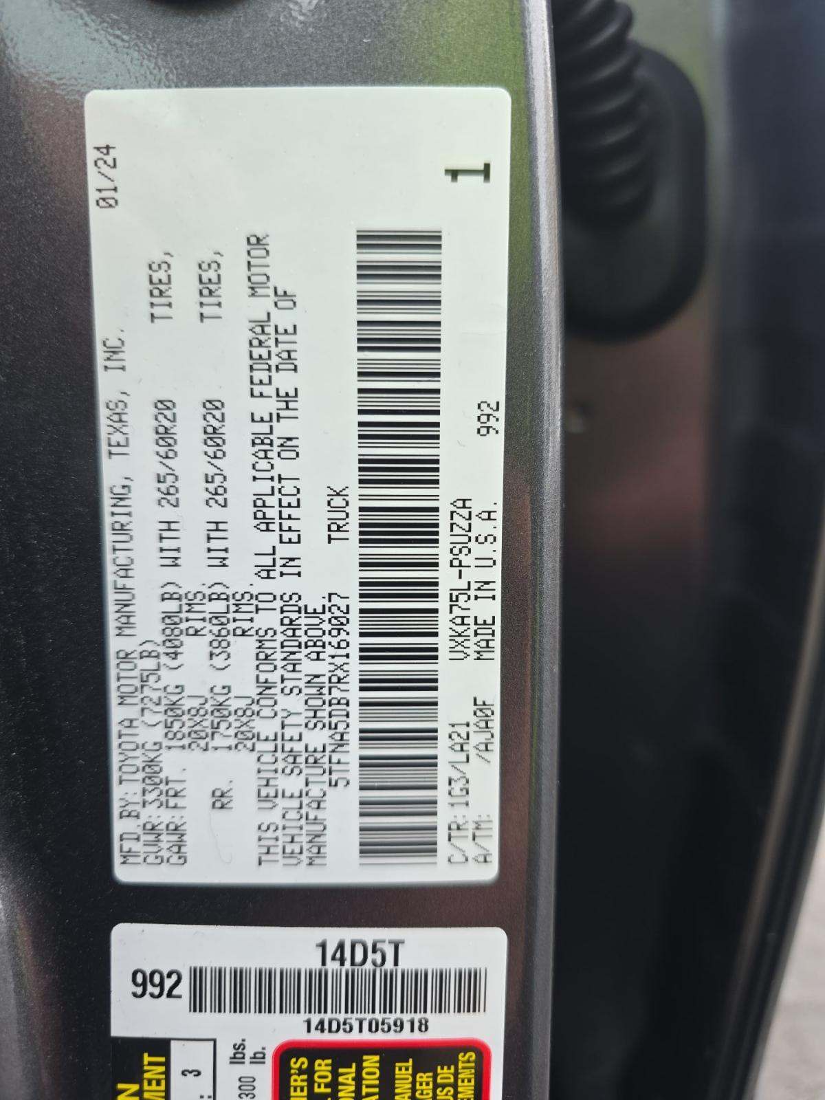 2024 Toyota Tundra Platinum AWD