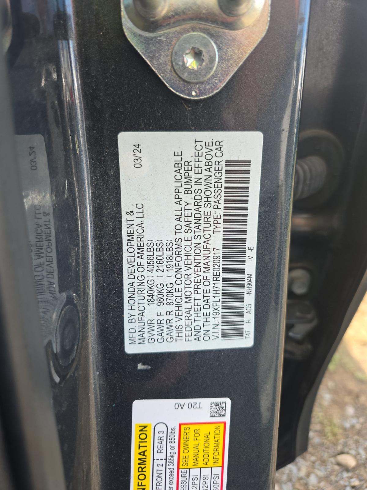 2024 Honda Civic EX-L FWD