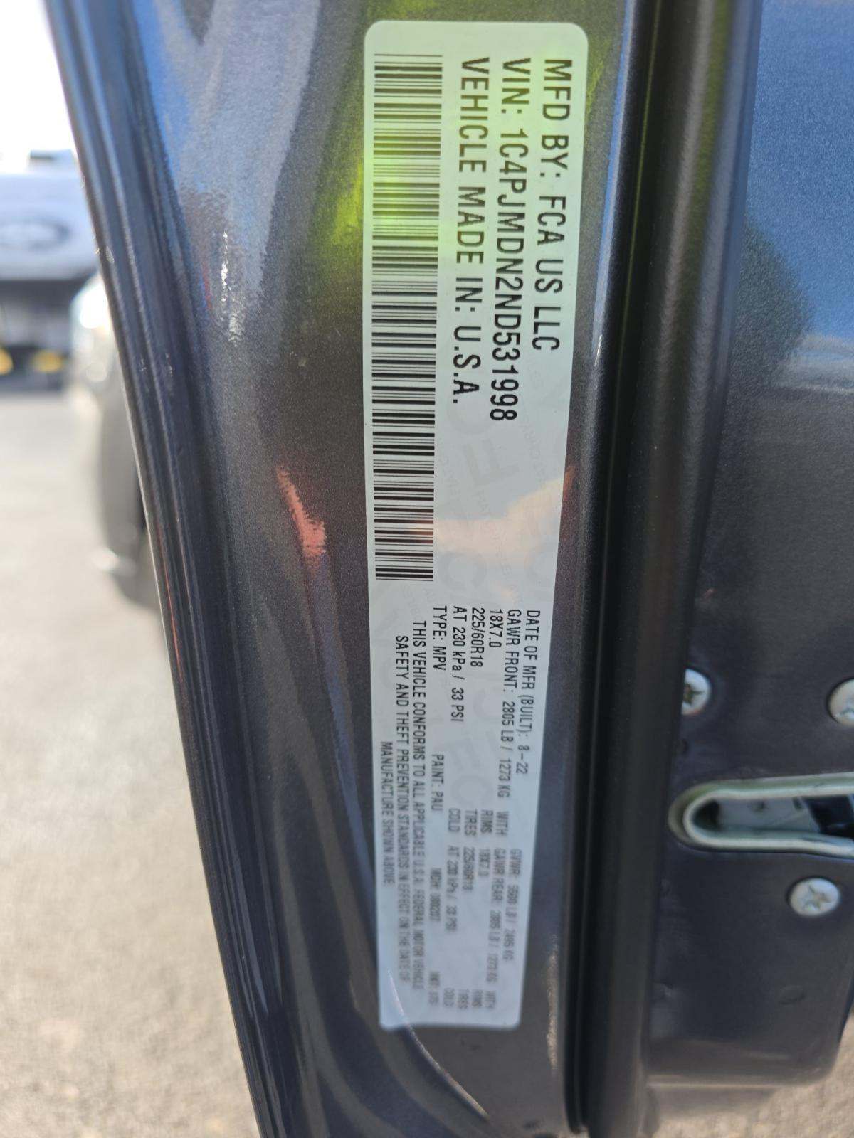 2022 Jeep Cherokee Limited AWD