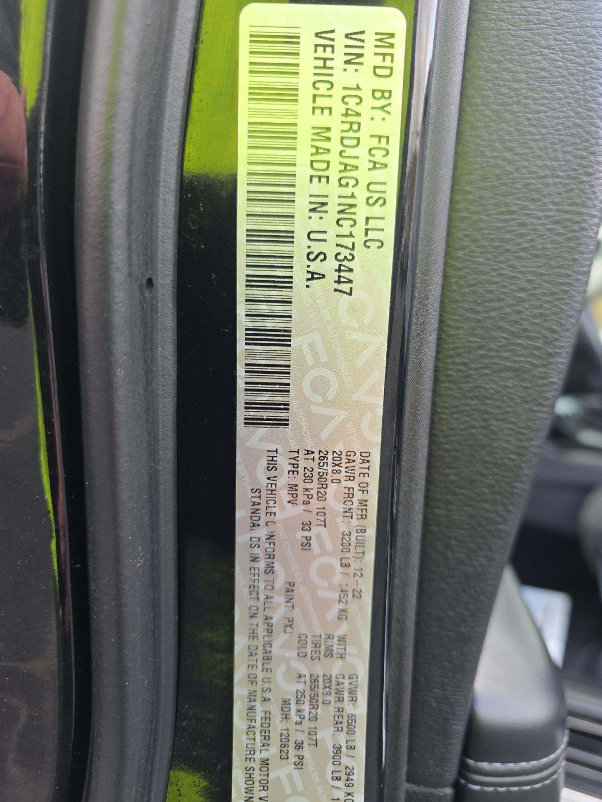 2022 Dodge Durango SXT AWD