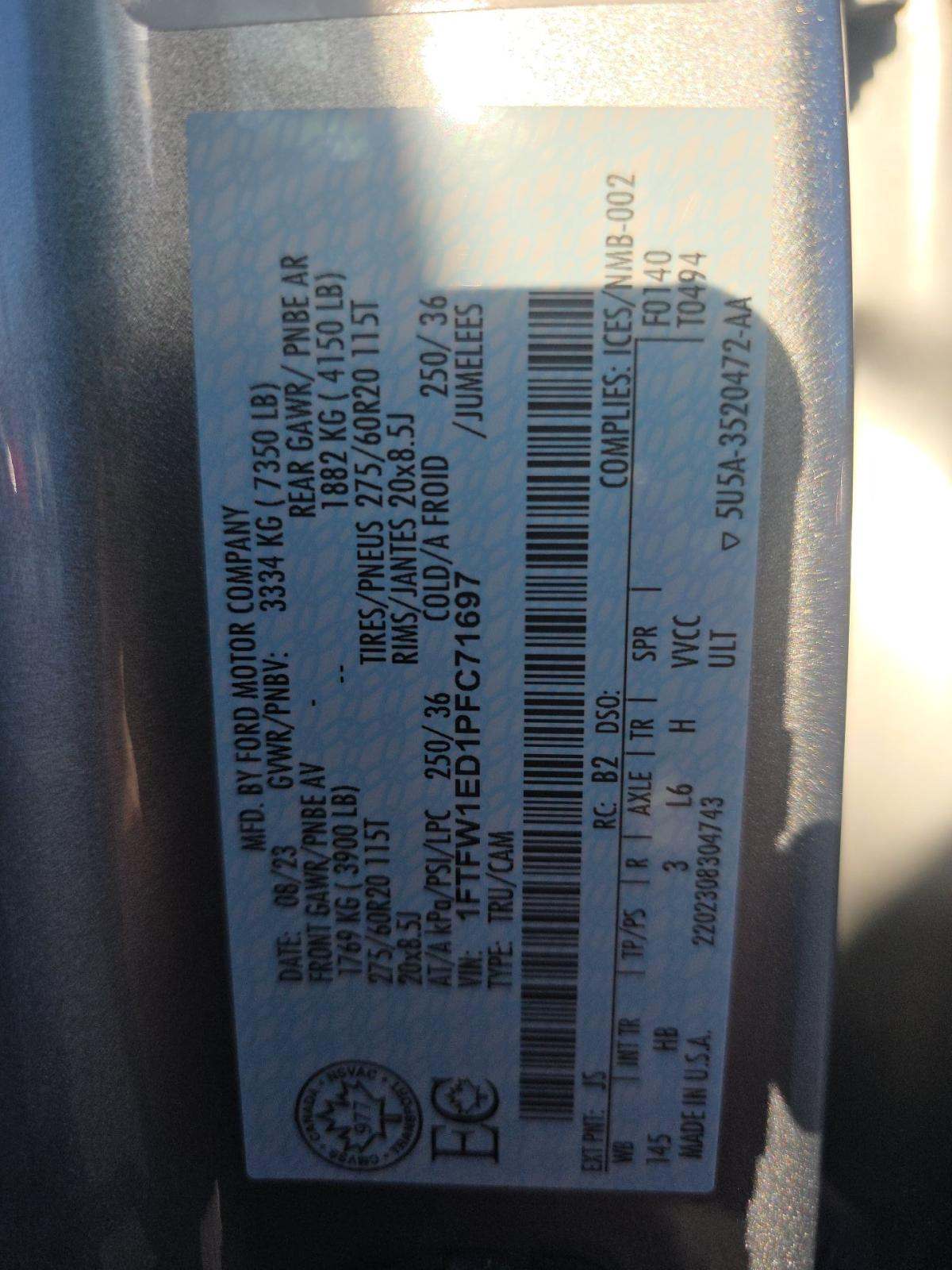 2023 Ford F-150 Hybrid Lariat AWD