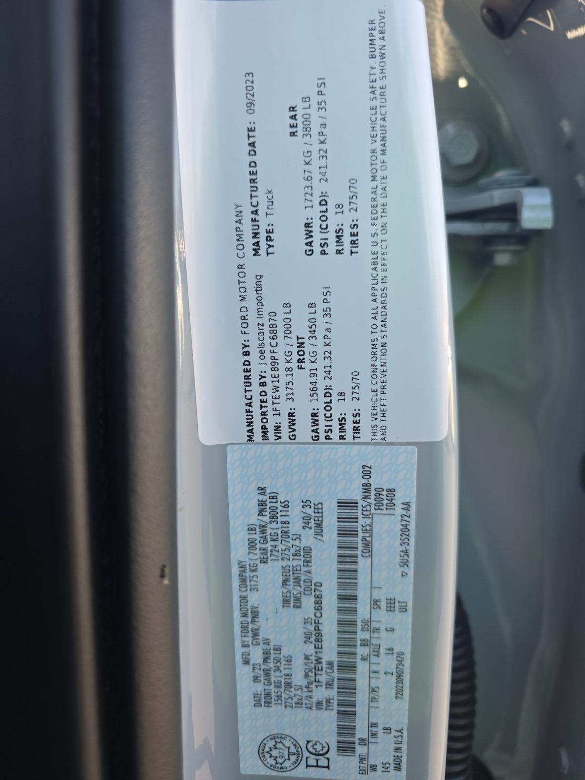 2023 Ford F-150 Tremor AWD