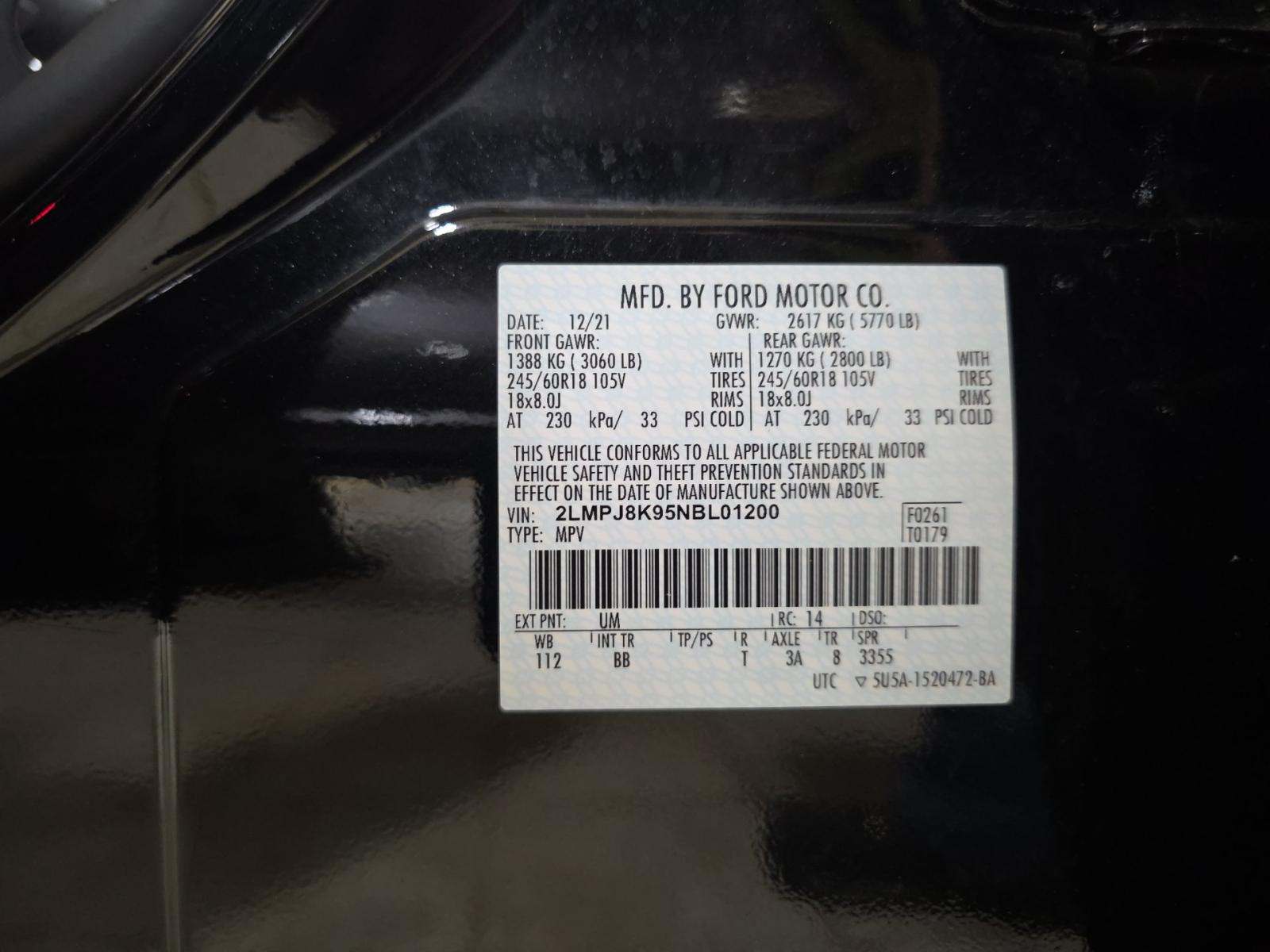 2022 Lincoln Nautilus Reserve AWD