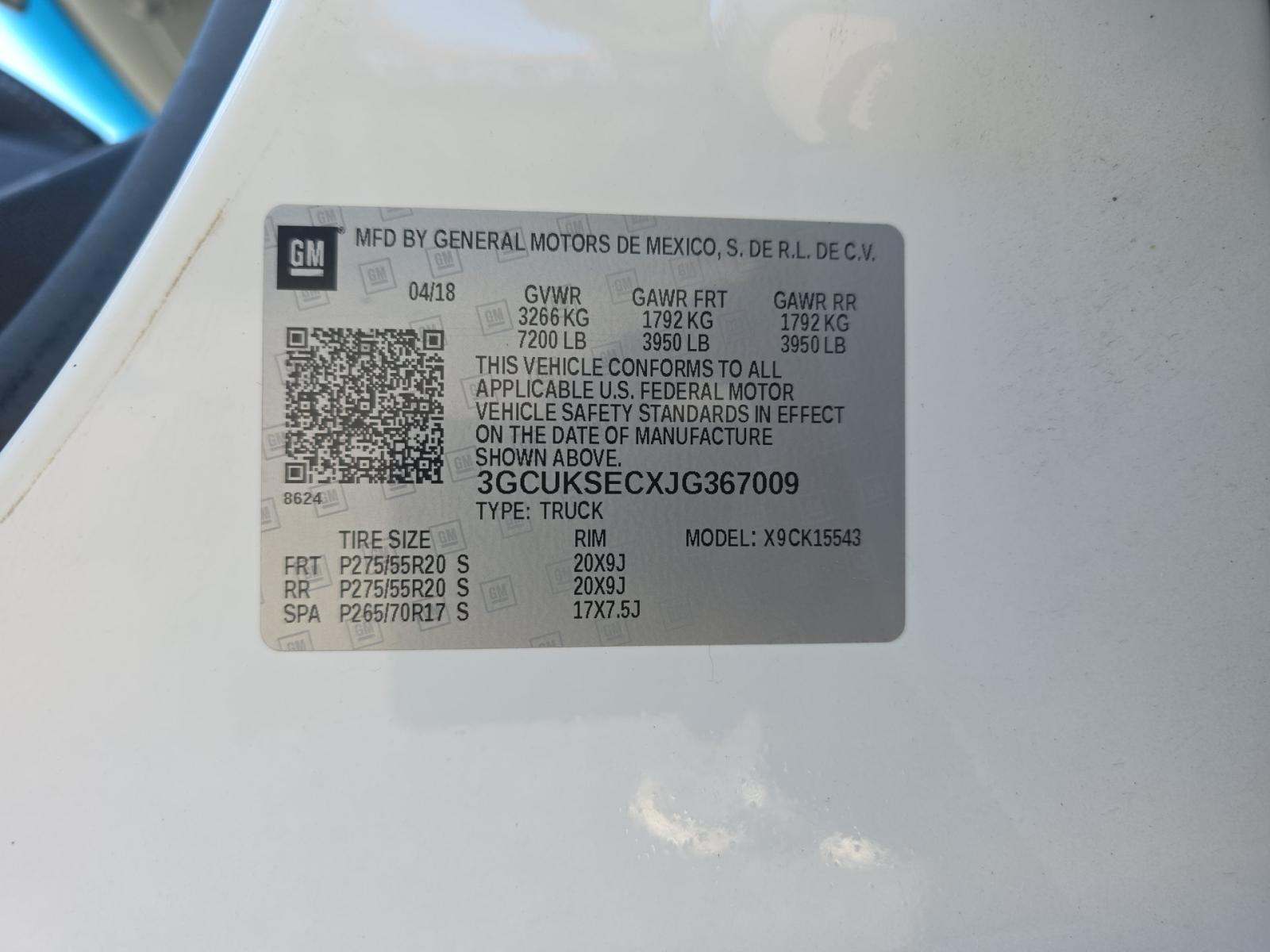 2018 Chevrolet Silverado 1500 LTZ AWD