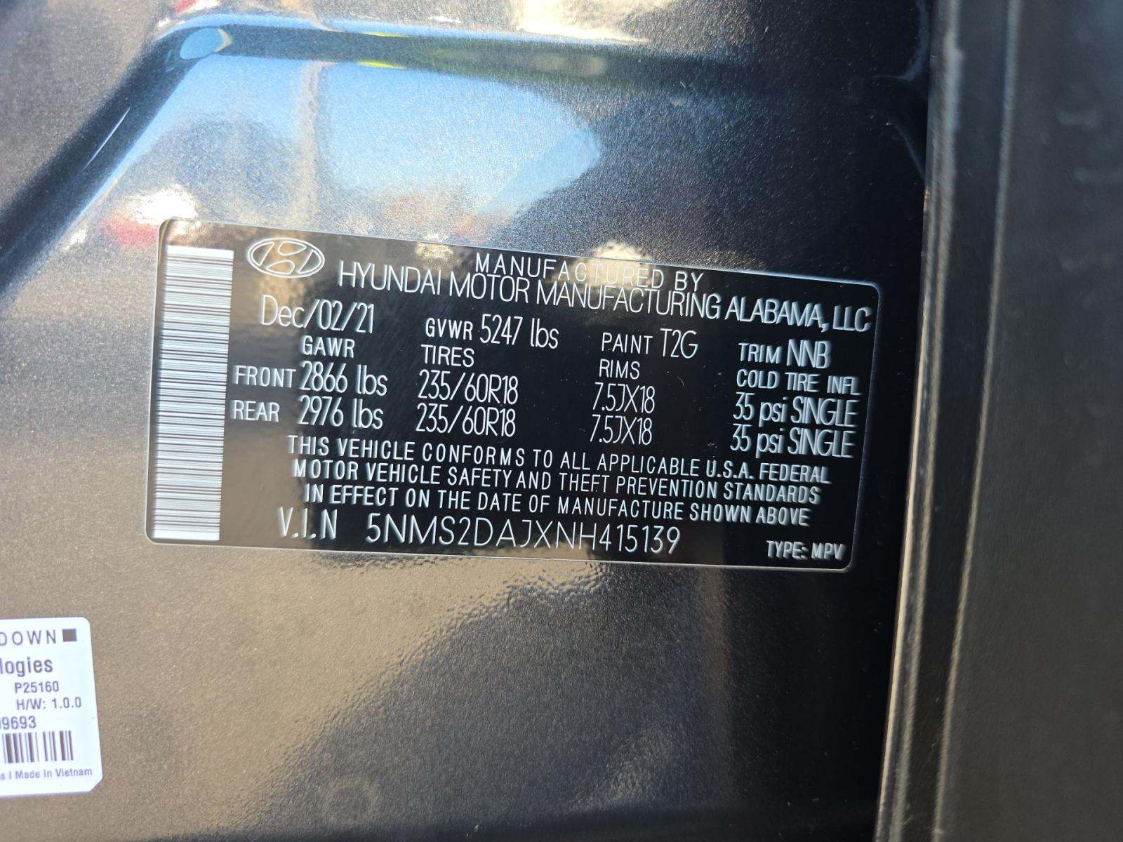 2022 Hyundai Santa Fe SEL AWD