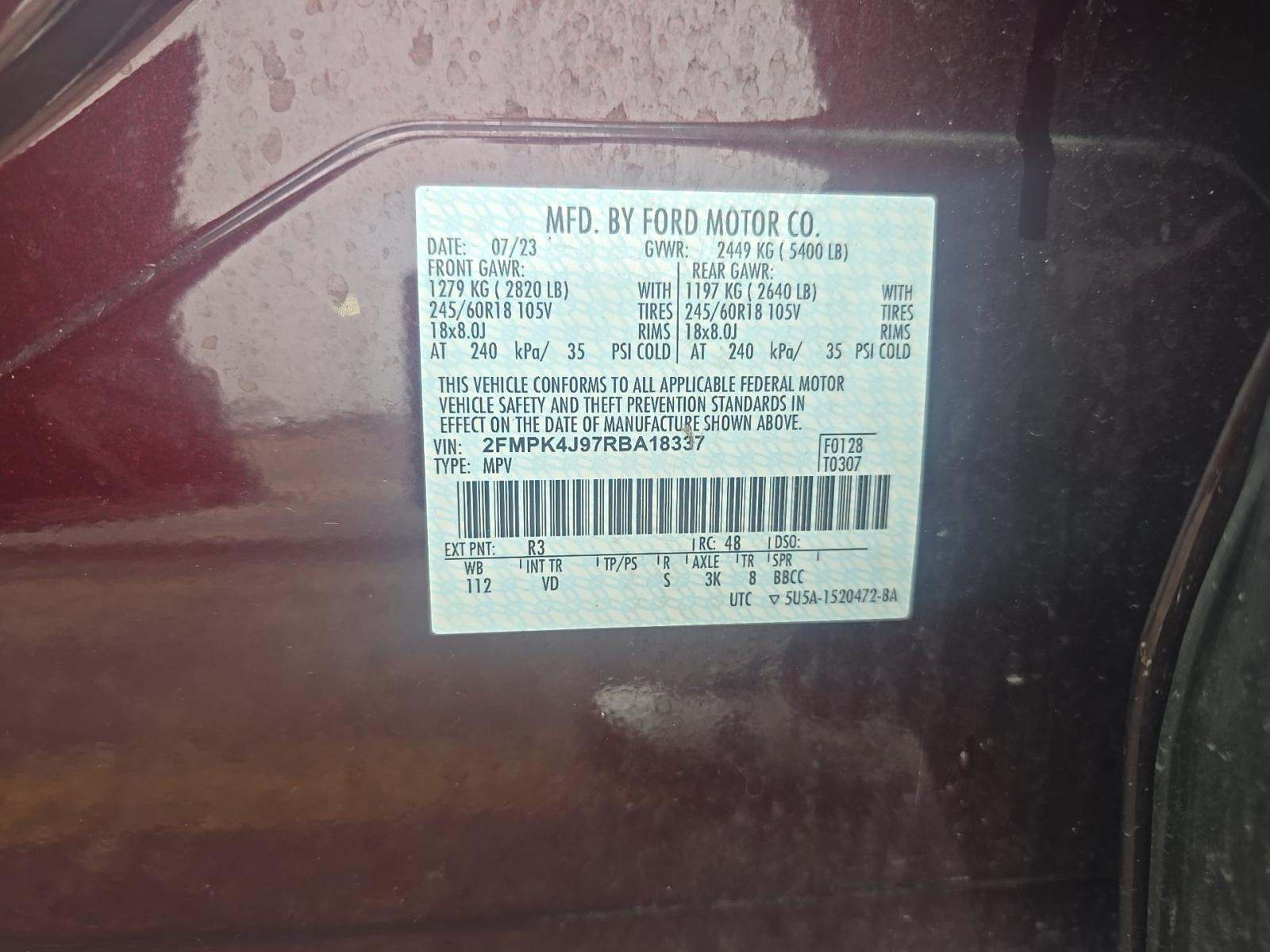 2024 Ford Edge SEL AWD