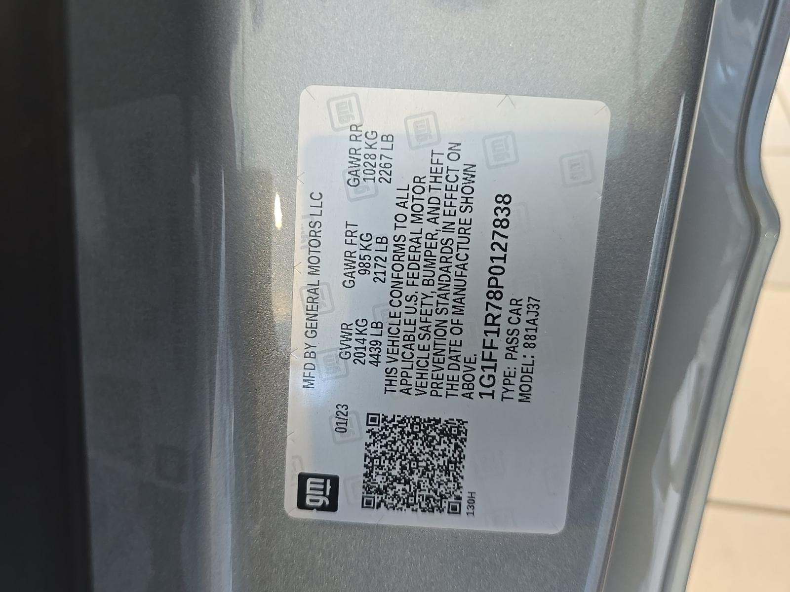 2023 Chevrolet Camaro LT1 RWD