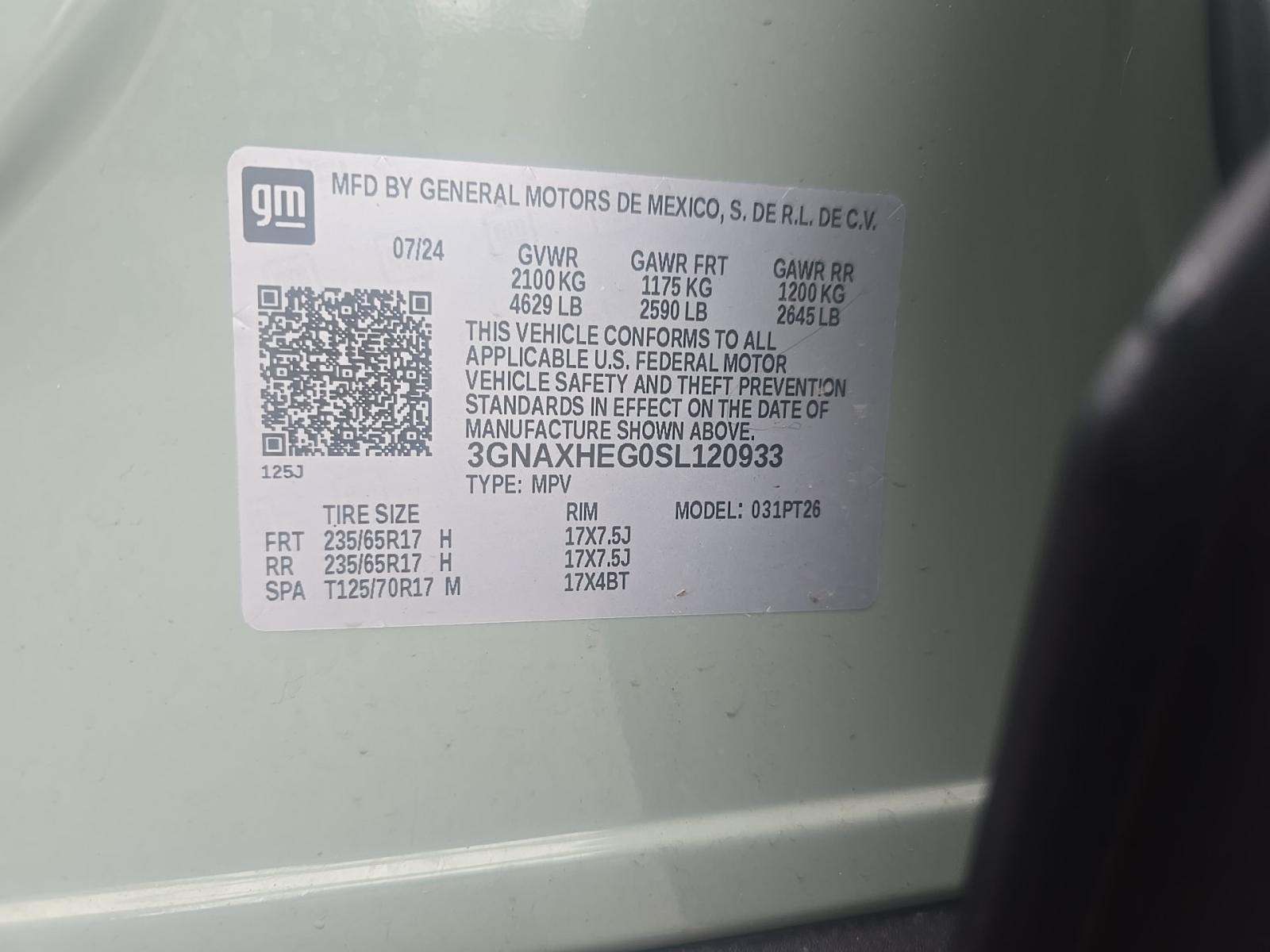 2025 Chevrolet Equinox LT FWD