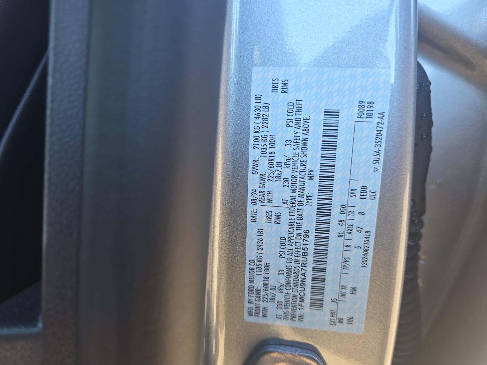 2024 Ford Escape ST-Line Select AWD