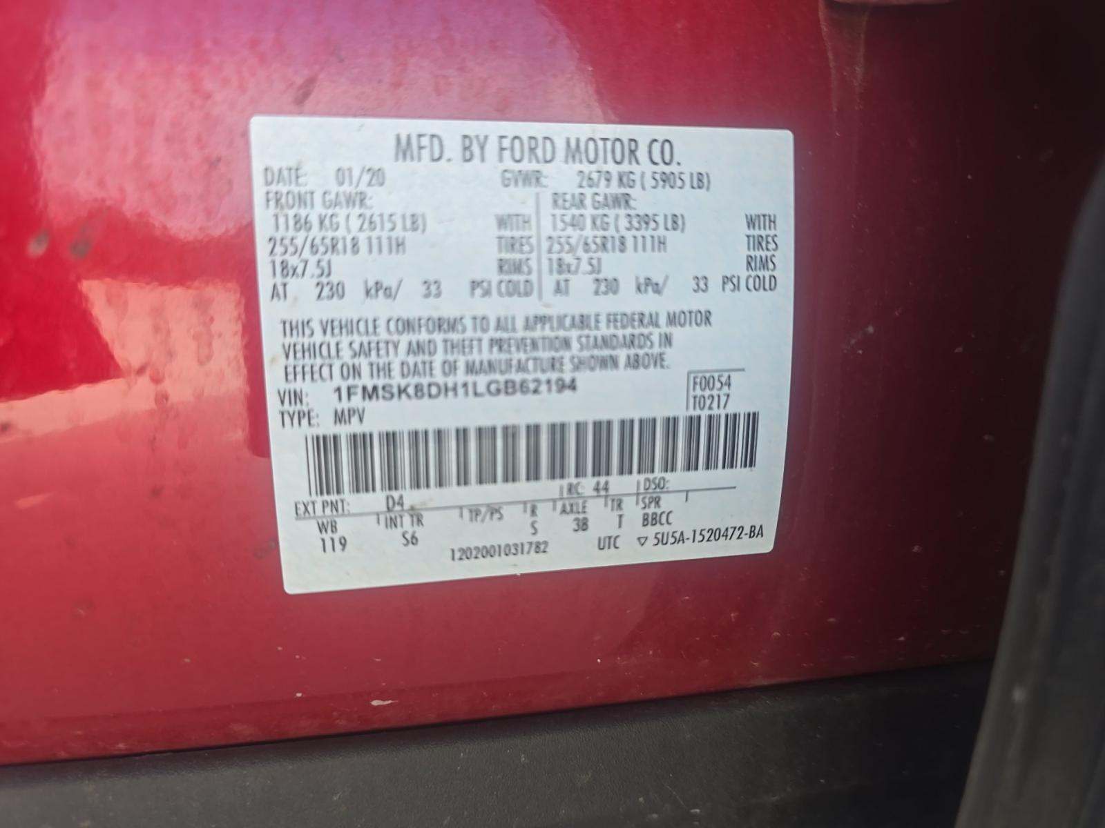 2020 Ford Explorer XLT AWD