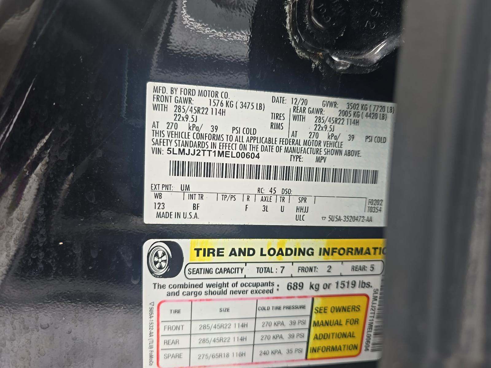 2021 Lincoln Navigator Black Label AWD