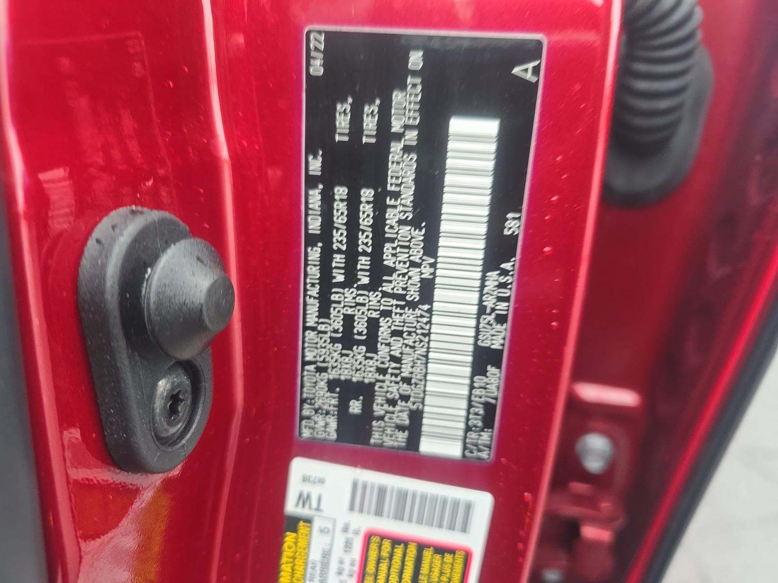 2022 Toyota Highlander XLE AWD