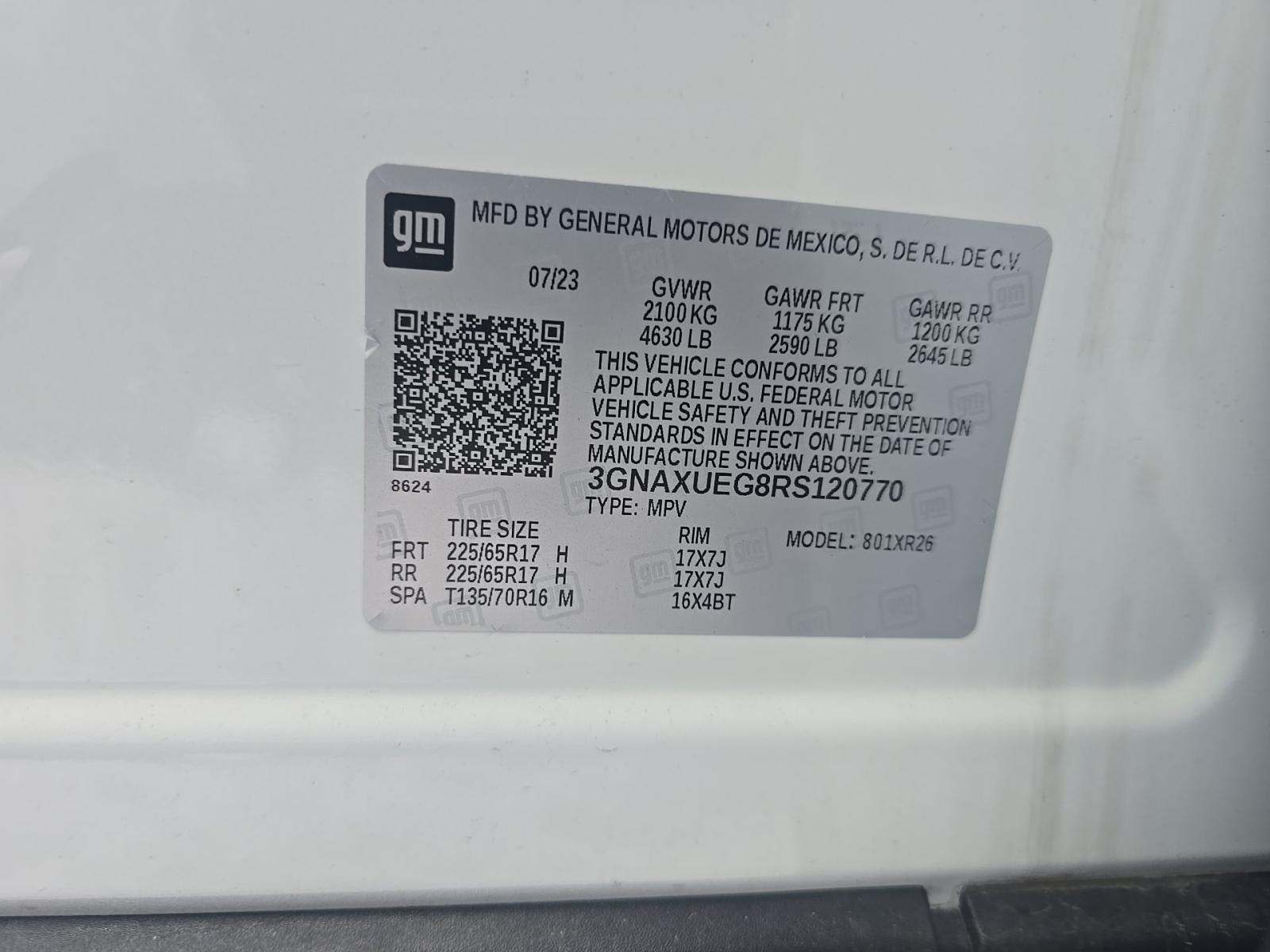 2024 Chevrolet Equinox LT AWD