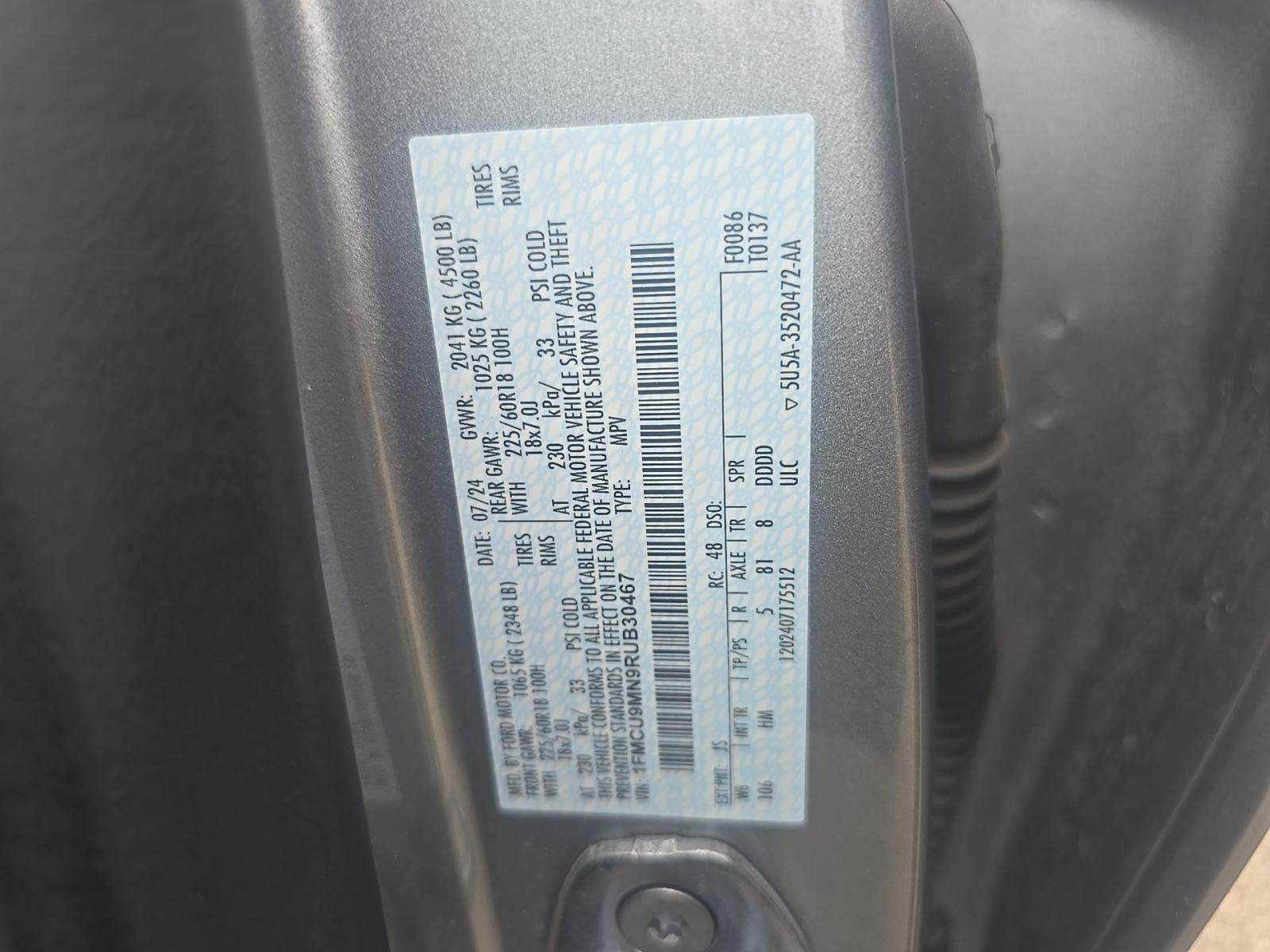 2024 Ford Escape ST-Line AWD